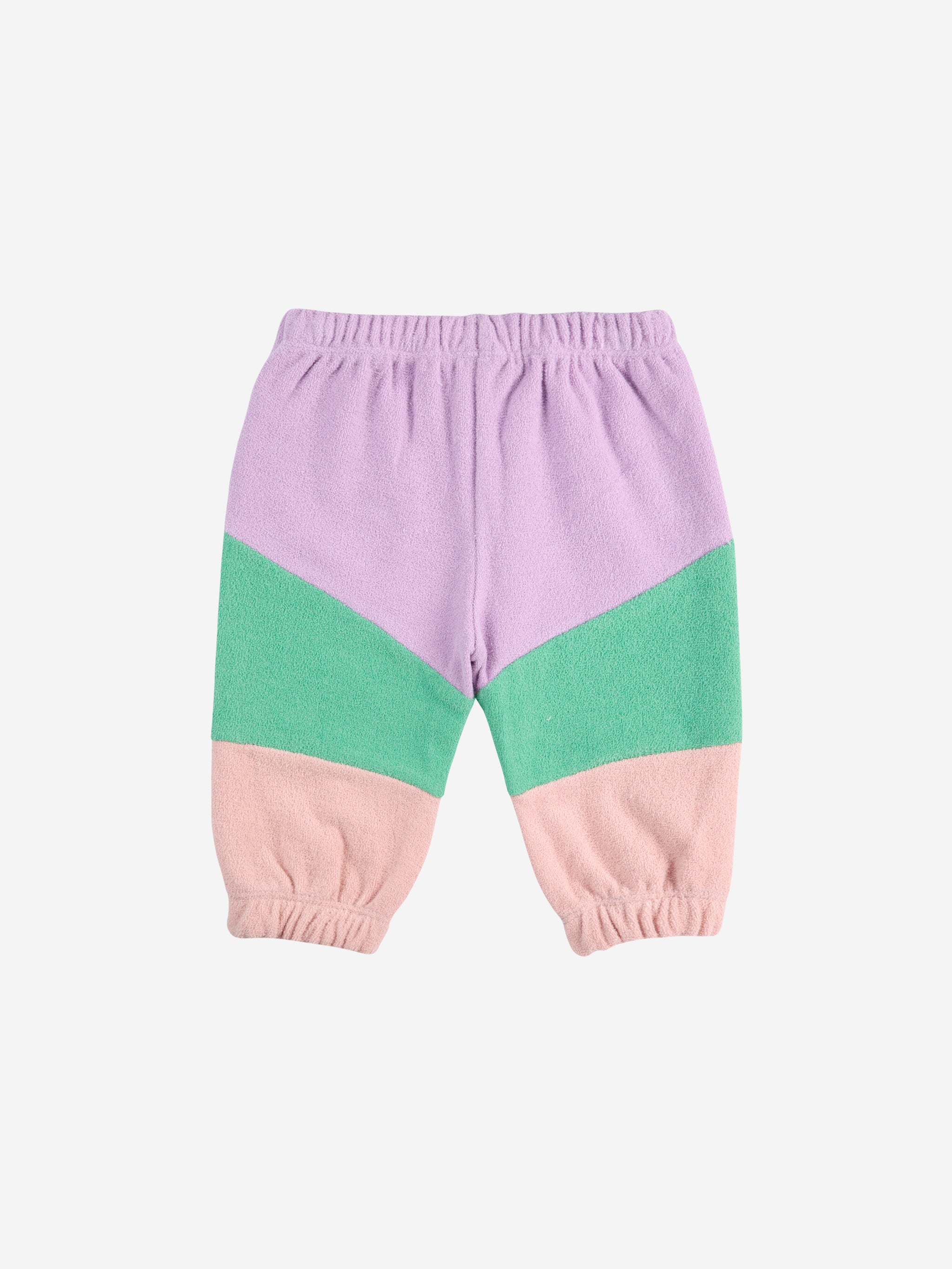 Bobo Choses BABY | Lila colour block jogging pants SS25