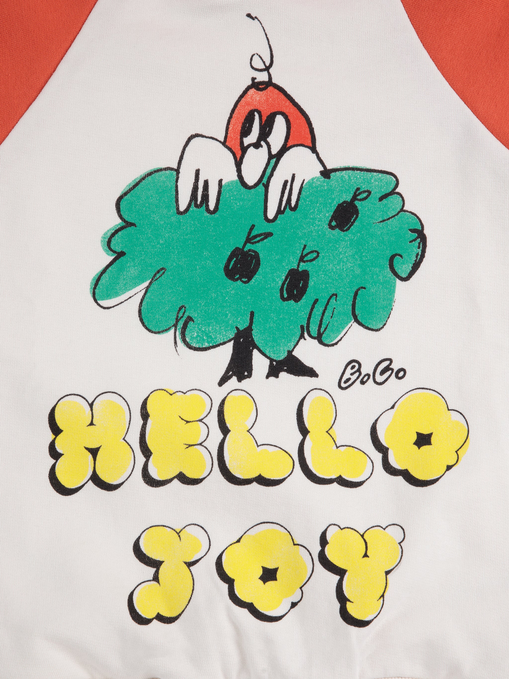 Bobo Choses | Hello Joy raglan sleeves hoodie SS25