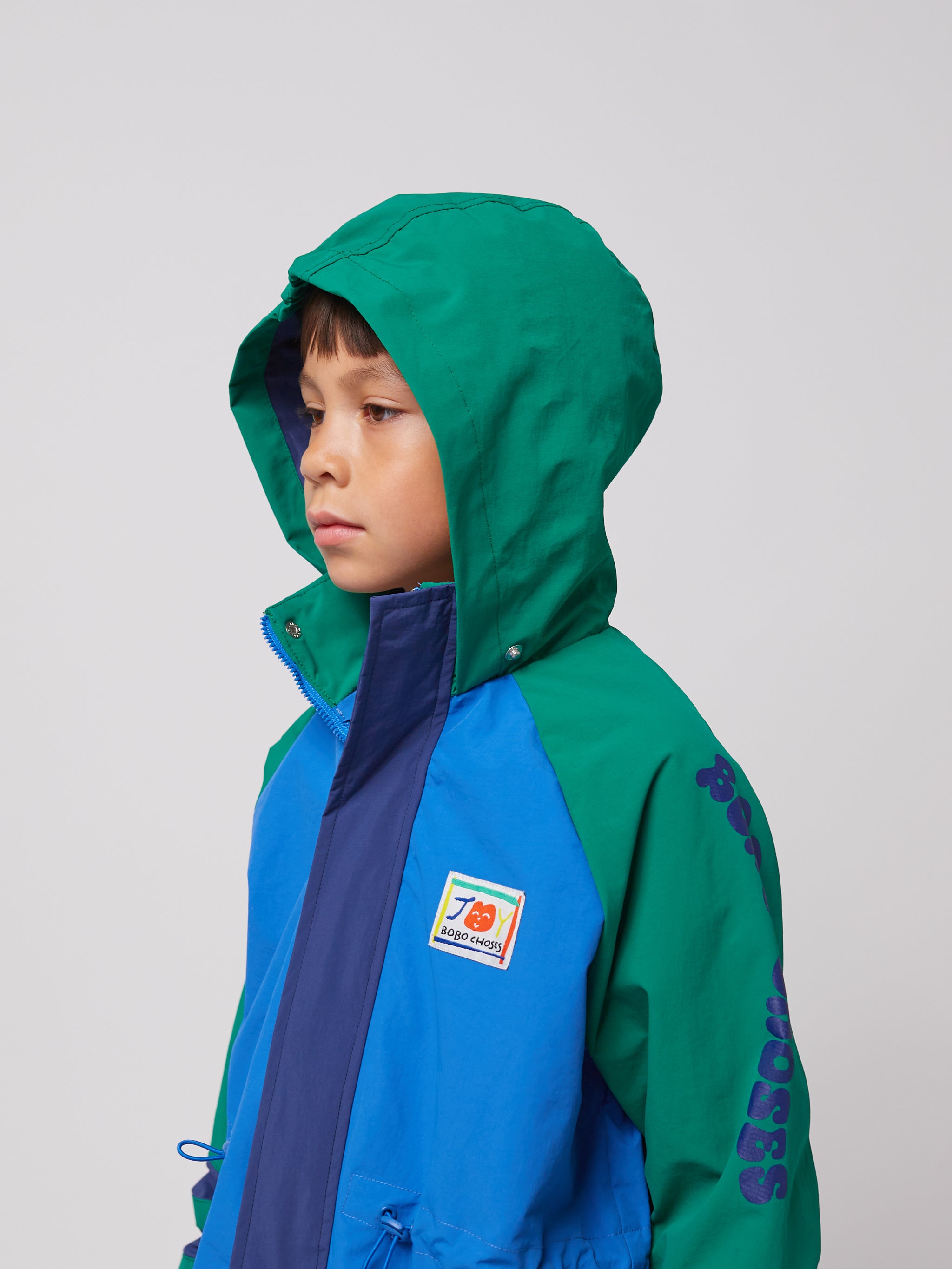 Bobo Choses | Wavy Colour Block raincoat SS25