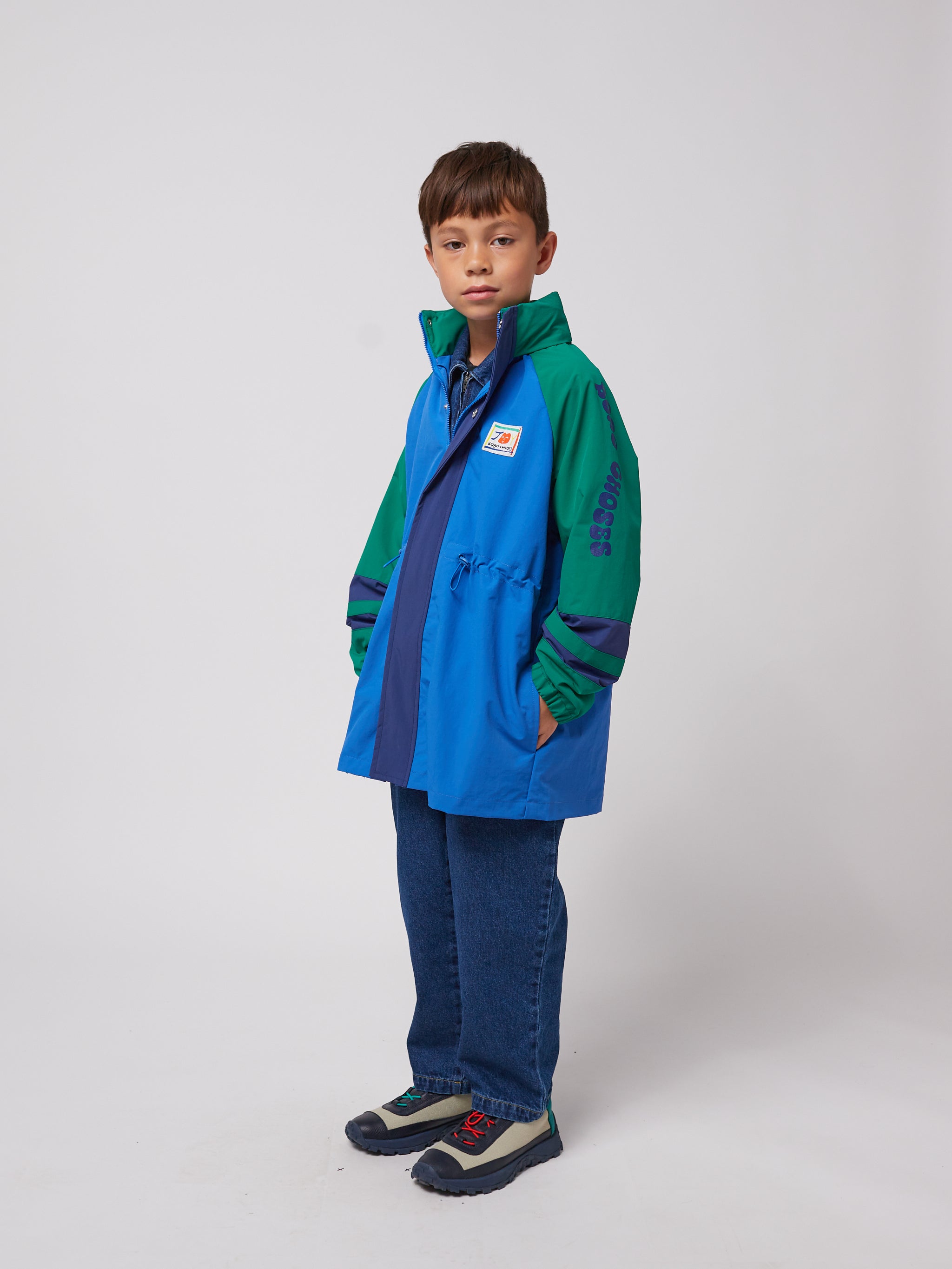 Bobo Choses | Wavy Colour Block raincoat SS25