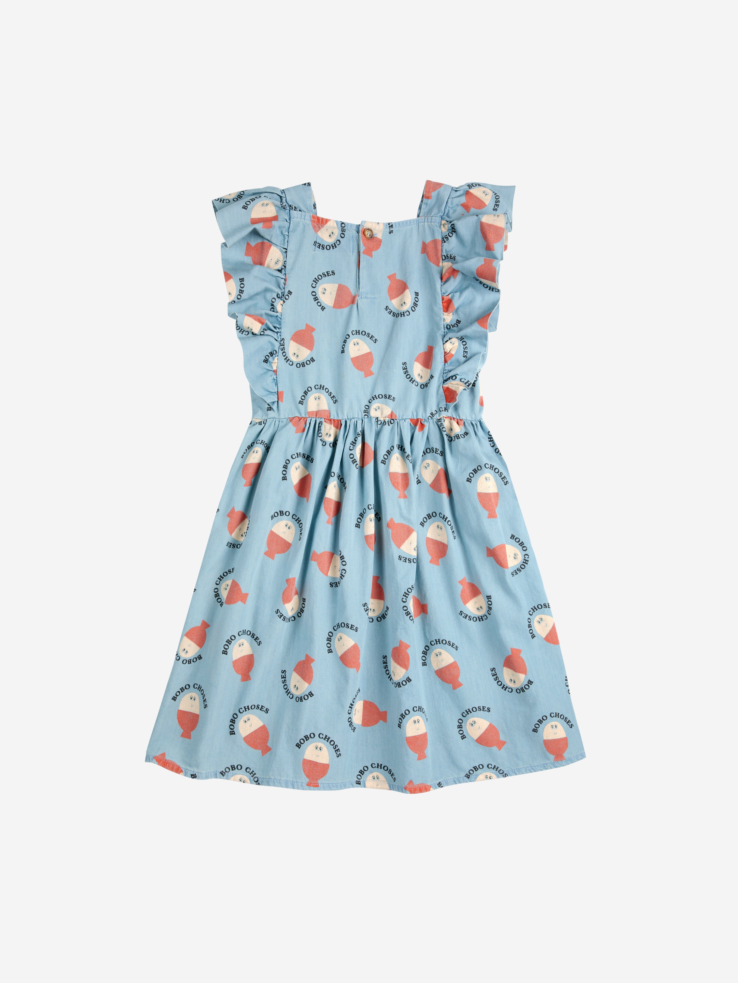 Bobo Choses | Morning Egg all over ruffle dress SS25