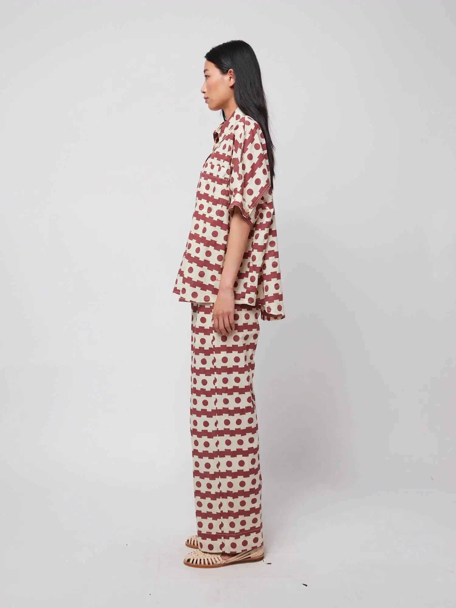 Bobo Choses WOMAN | Geometric print oversize shirt