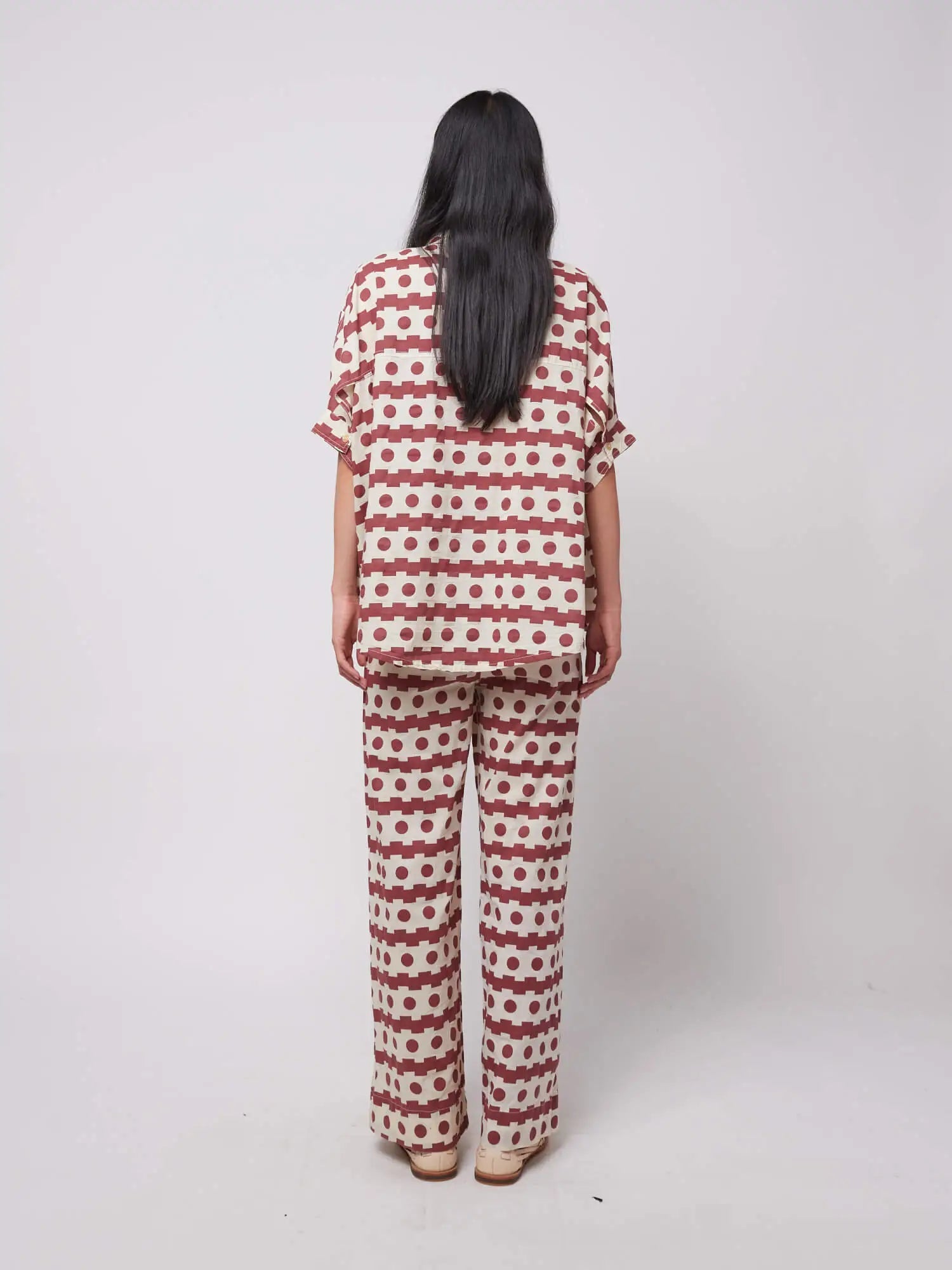 Bobo Choses WOMAN | Geometric print oversize shirt