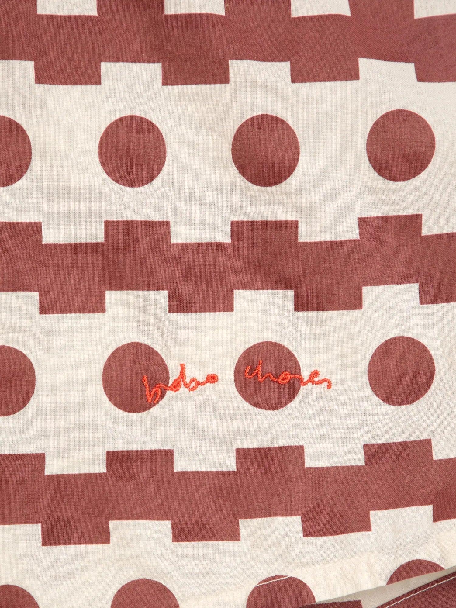 Bobo Choses WOMAN | Geometric print oversize shirt