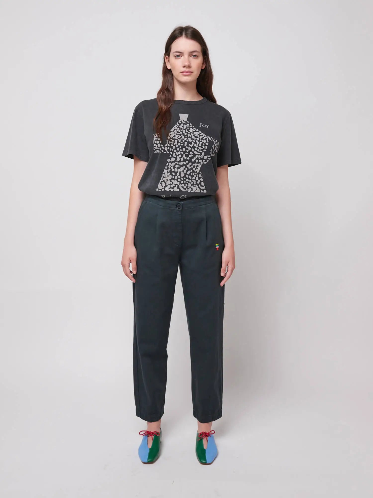 Bobo Choses WOMAN | Pleated straight leg trousers
