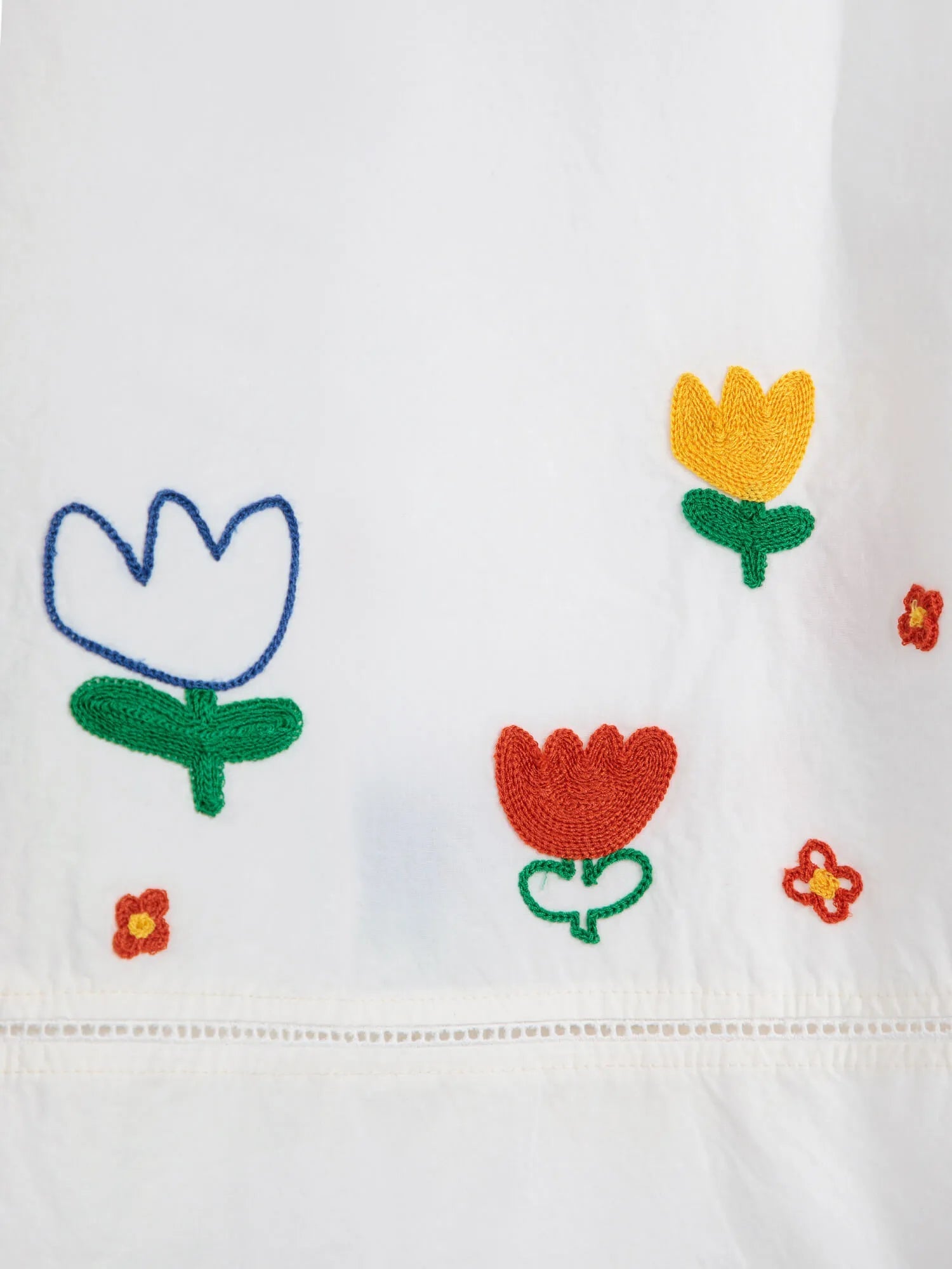 Bobo Choses WOMAN | Garden embroidery poplin skirt