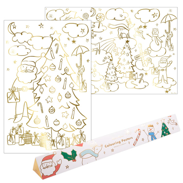 Meri Meri | Christmas Colouring Posters