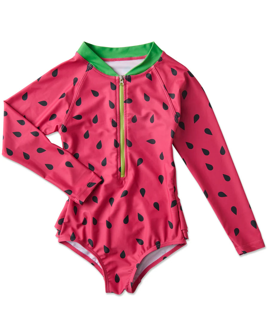 Kip & Co Melon Long Sleeve Bathers Hey Little — free download