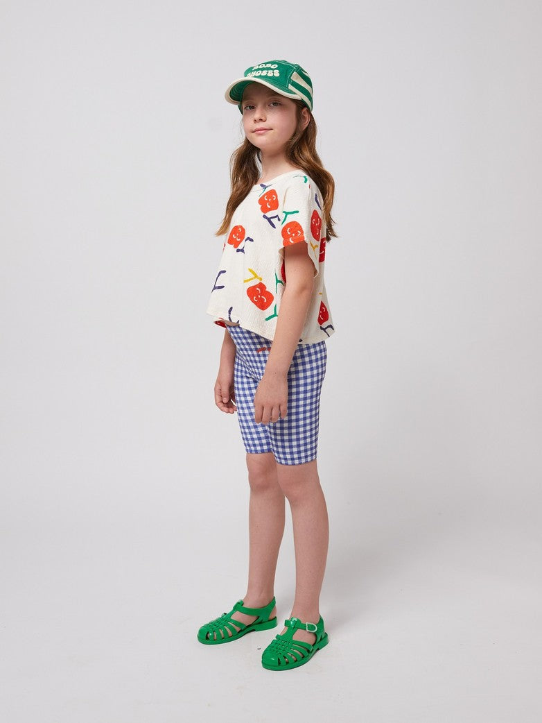Bobo Choses | Smiling all over cropped T-shirt SS25