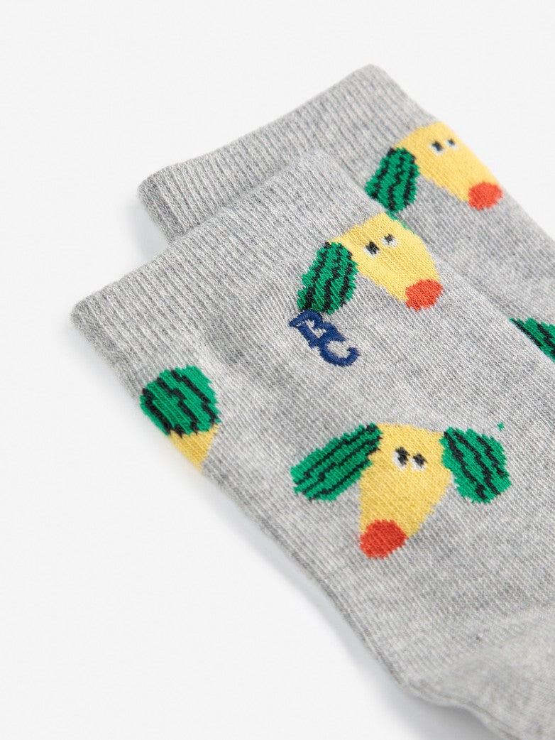Bobo Choses | Happy Dog all over short socks SS25