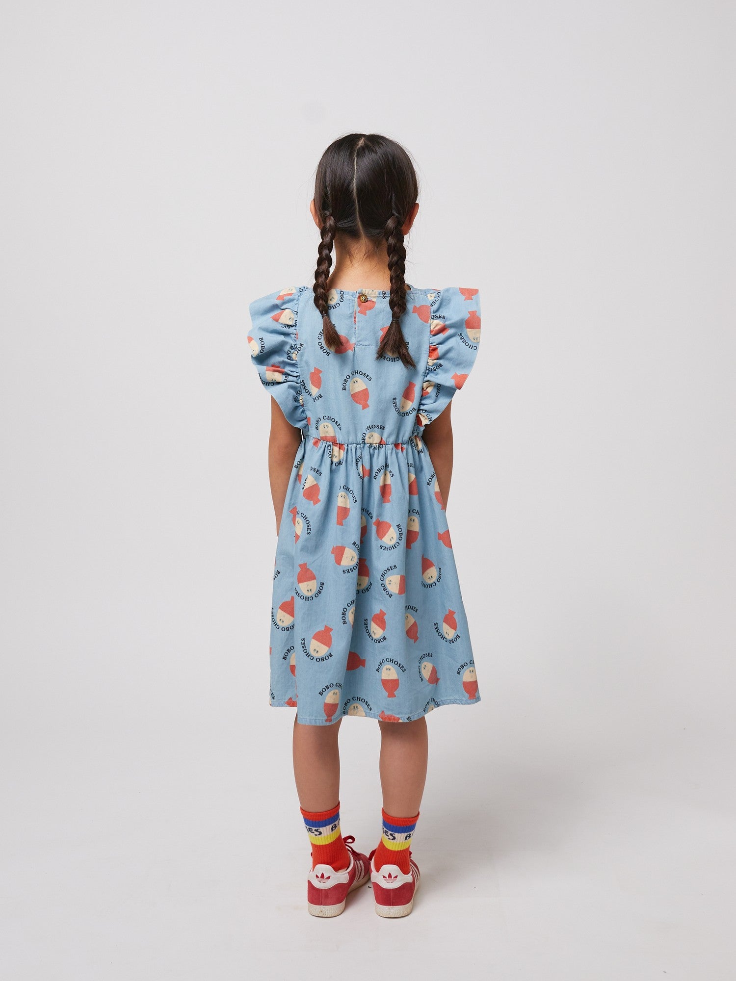 Bobo Choses | Morning Egg all over ruffle dress SS25