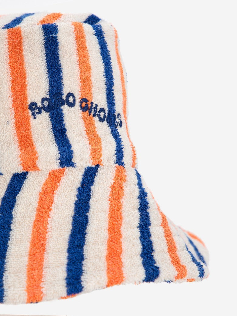 Bobo Choses BABY | Bobo Choses stripes terry cloth bucket hat