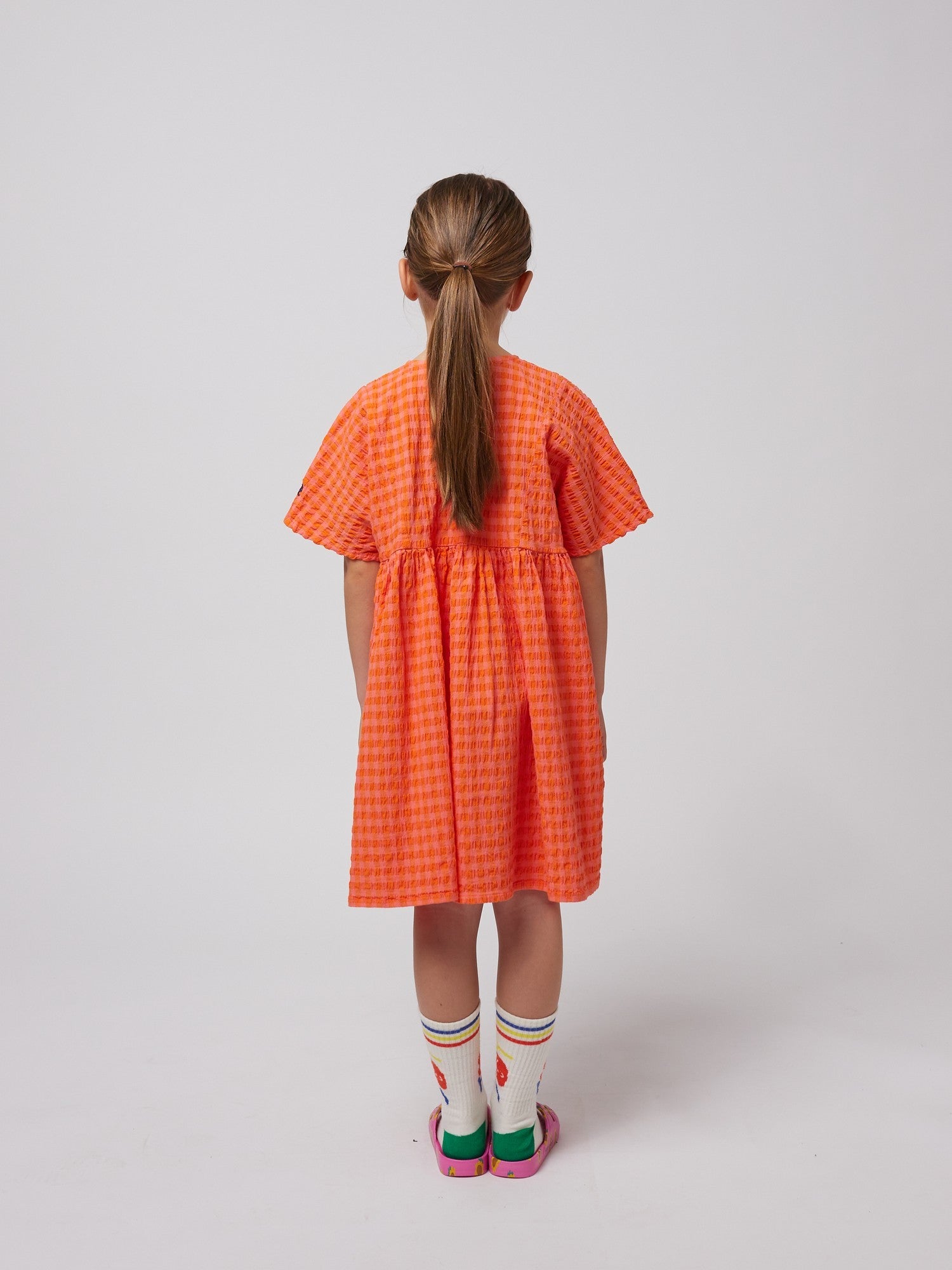 Bobo Choses | Vichy woven dress SS25