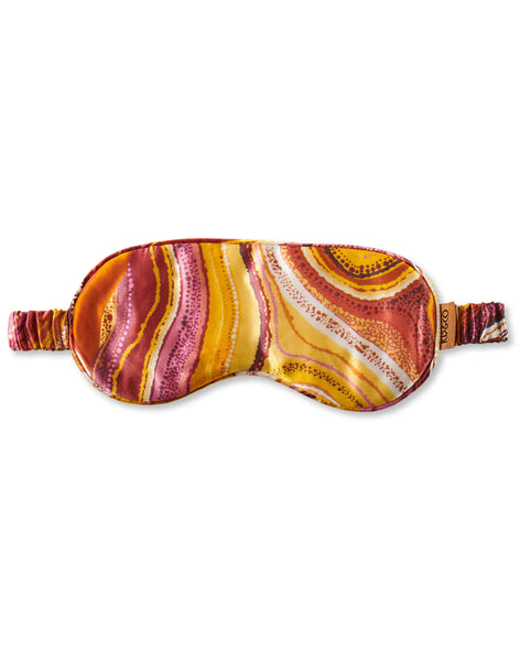 Kip & Co X Ernabella Arts | Tjala Dreaming Silk Eye Mask
