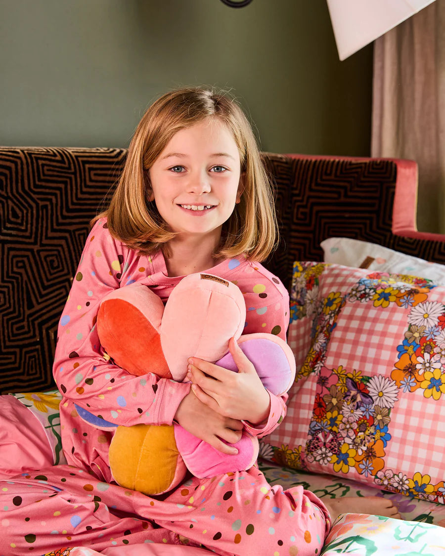Kip & Co HOME  | Sunny Field Velvet Petal Cushion