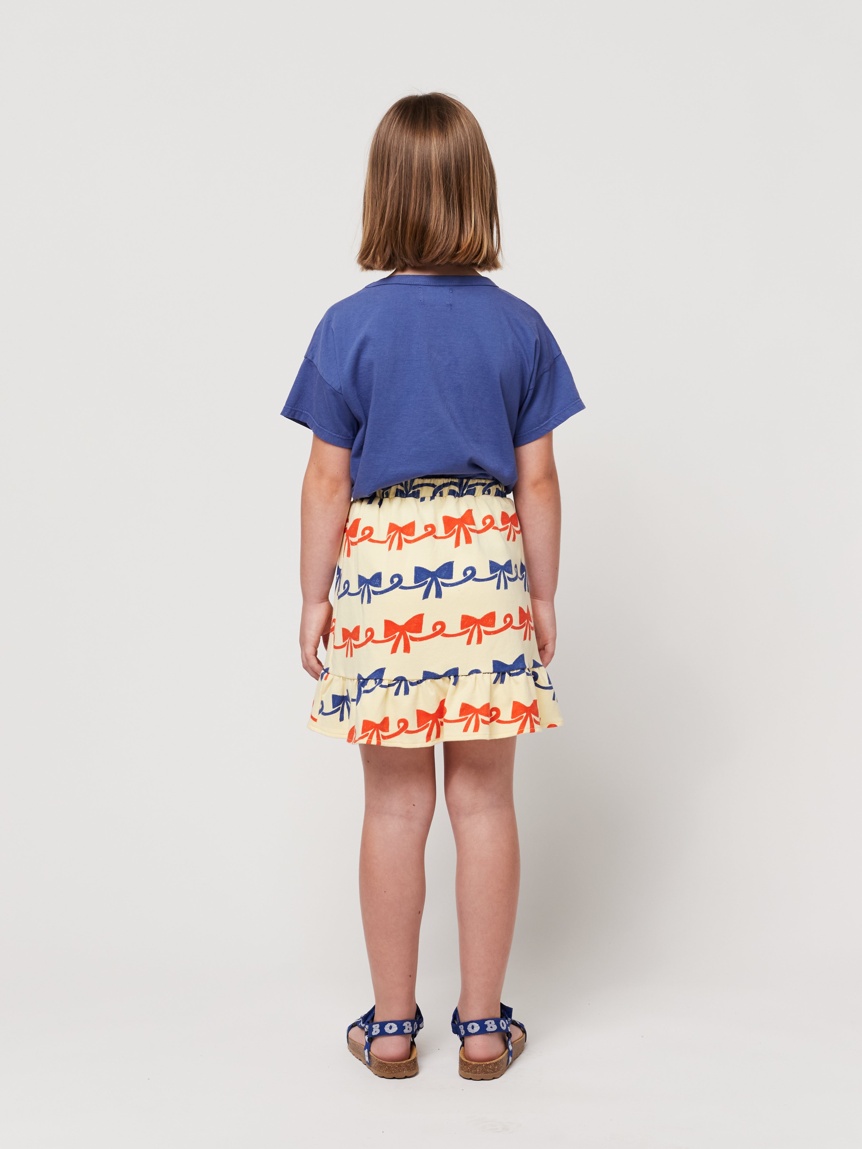 Bobo Choses | Ribbon Bow all over ruffle skirt