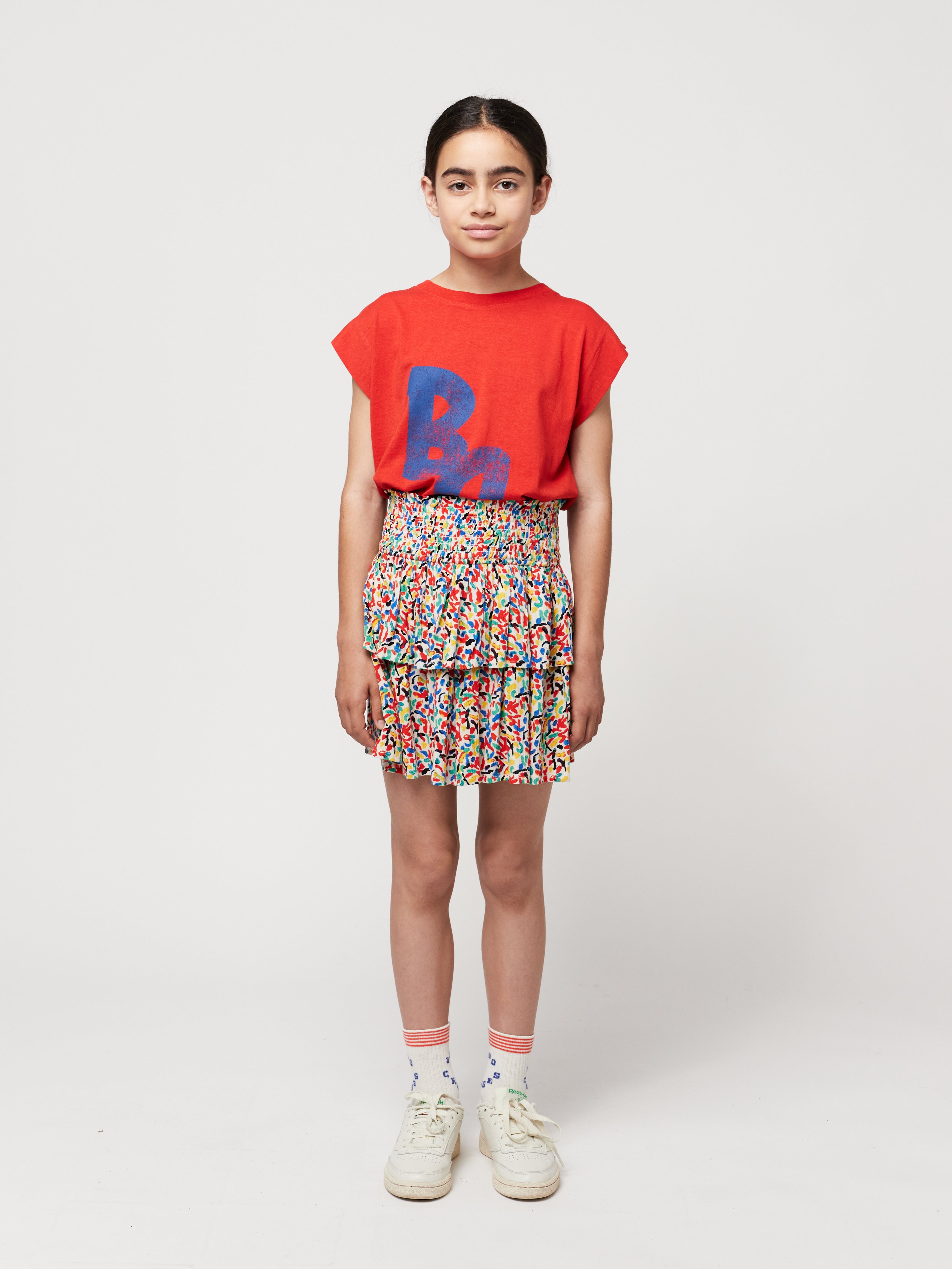 Bobo Choses | Confetti all over woven ruffle skirt