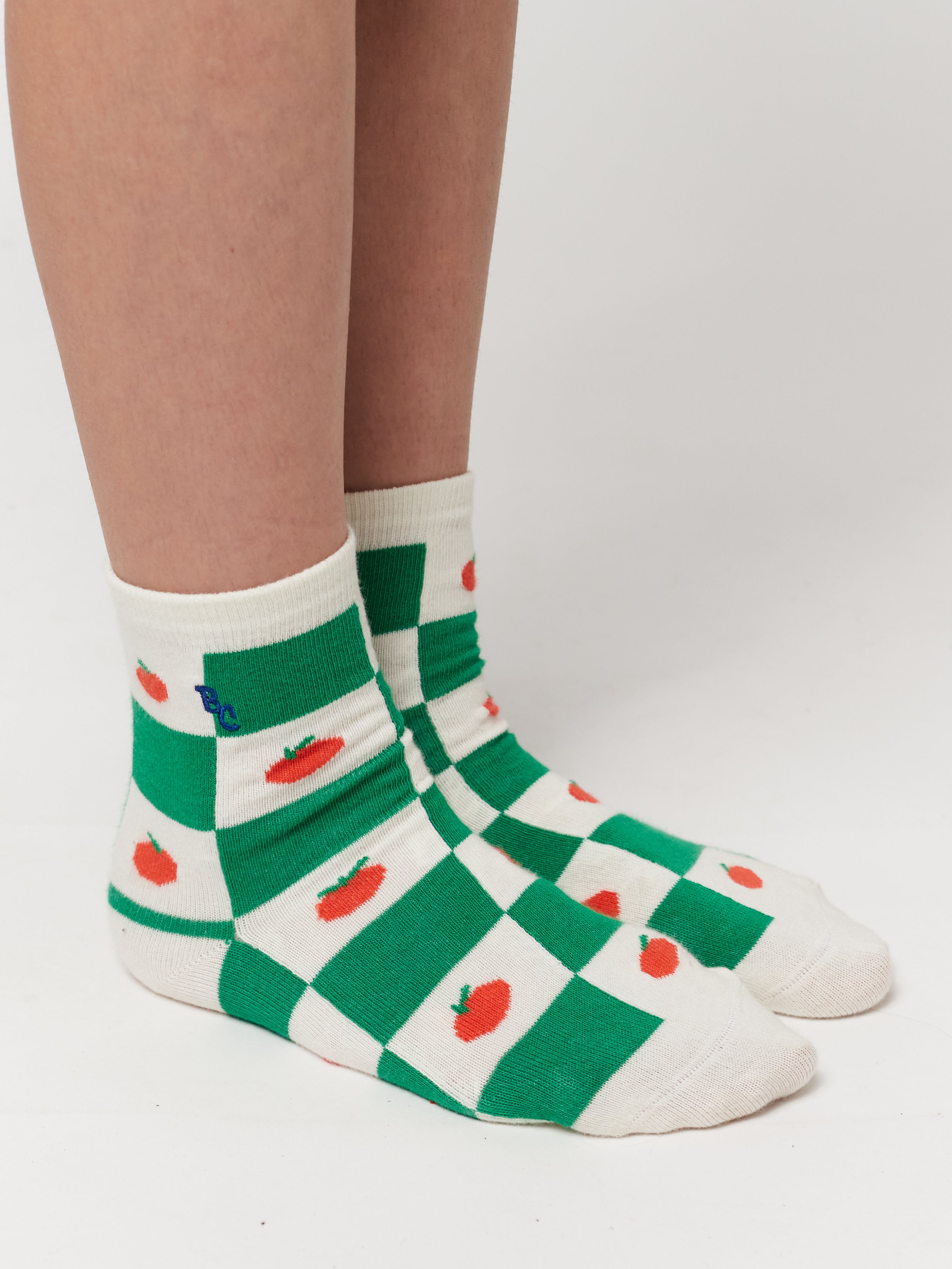 NEW Bobo Choses | Tomato All Over short socks