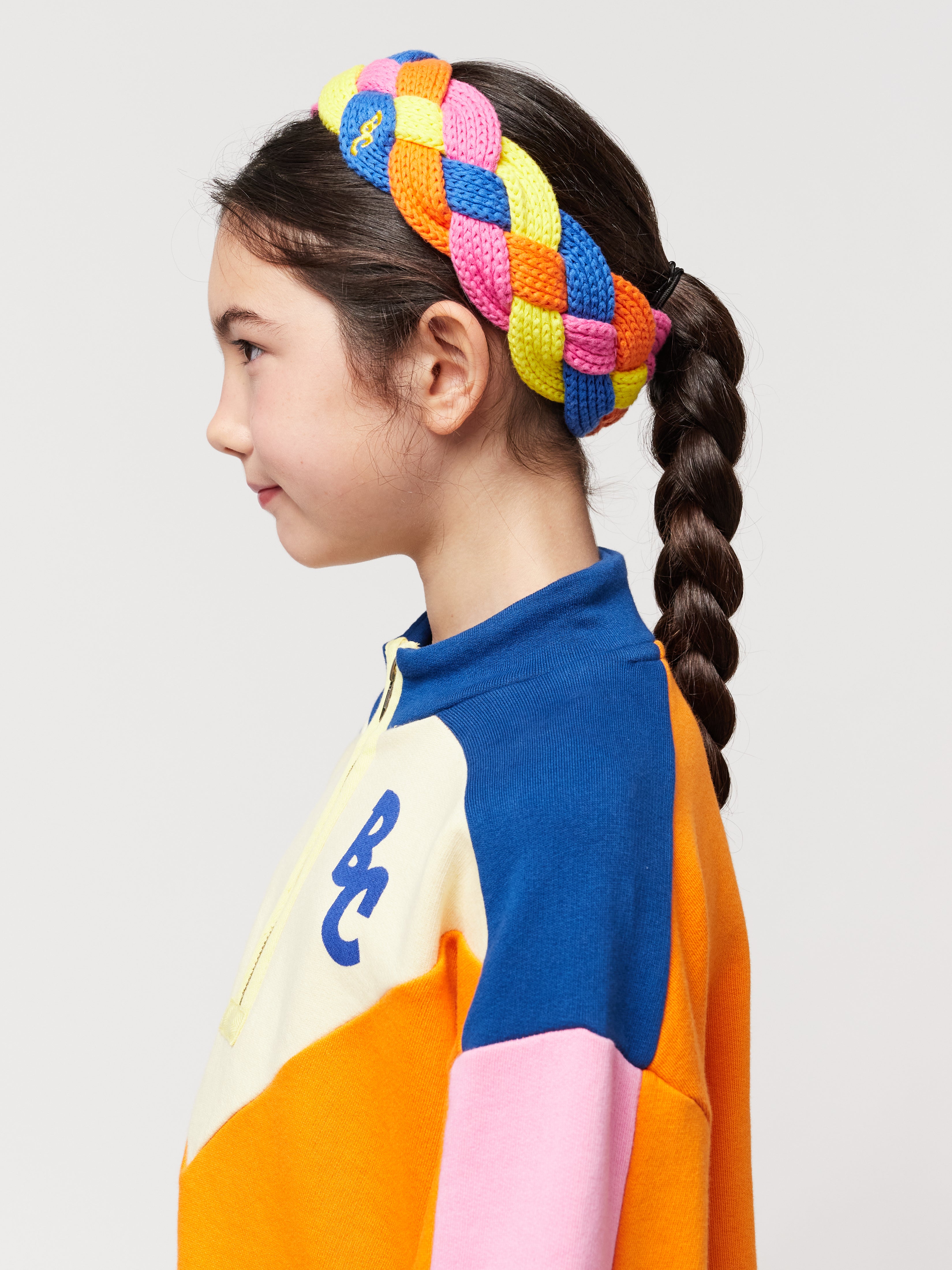 vBobo Choses | Multicolor braided knitted cotton headband