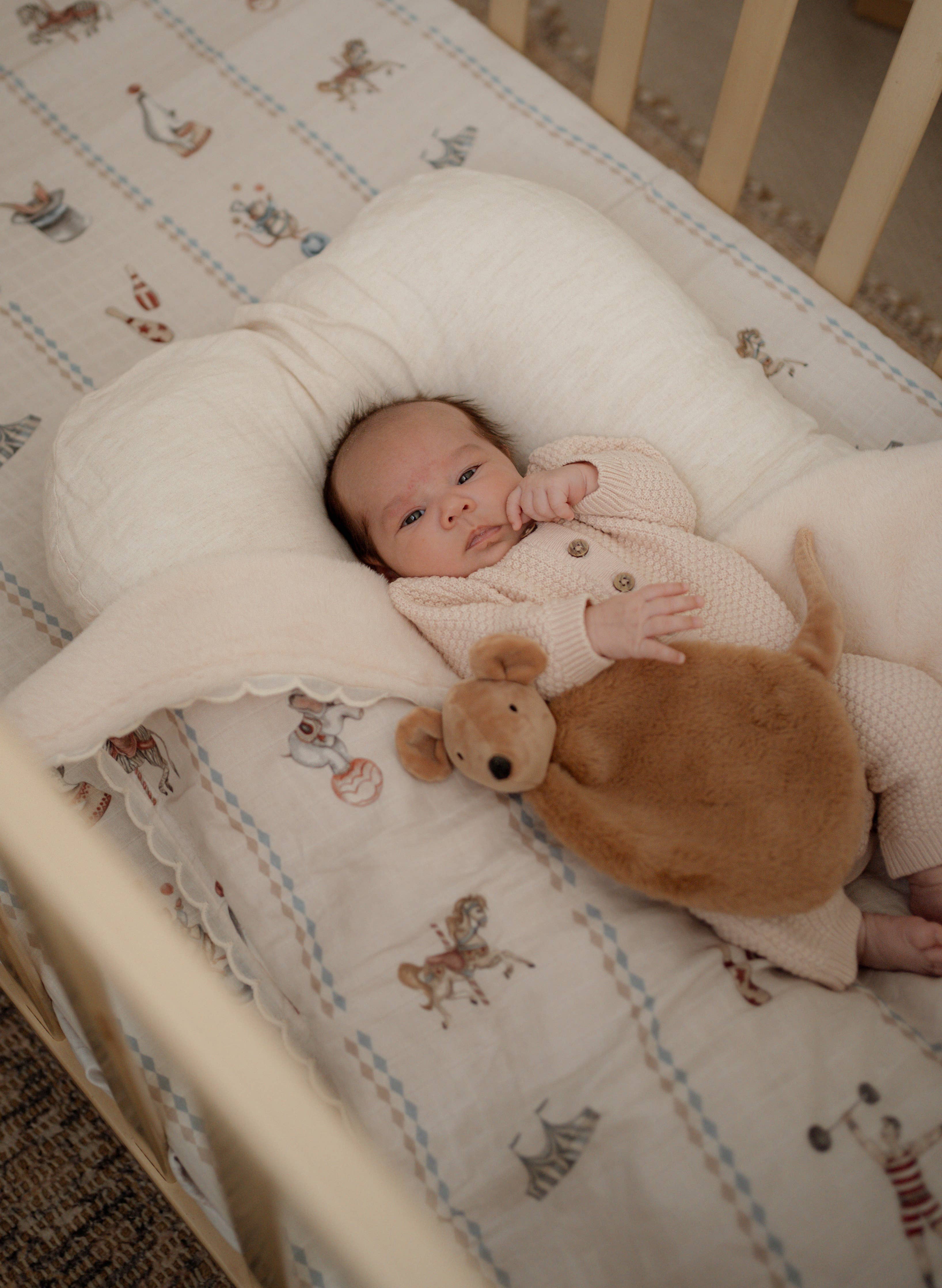 Pop Ya Tot | Squeaky the Sweet Comforter Toy