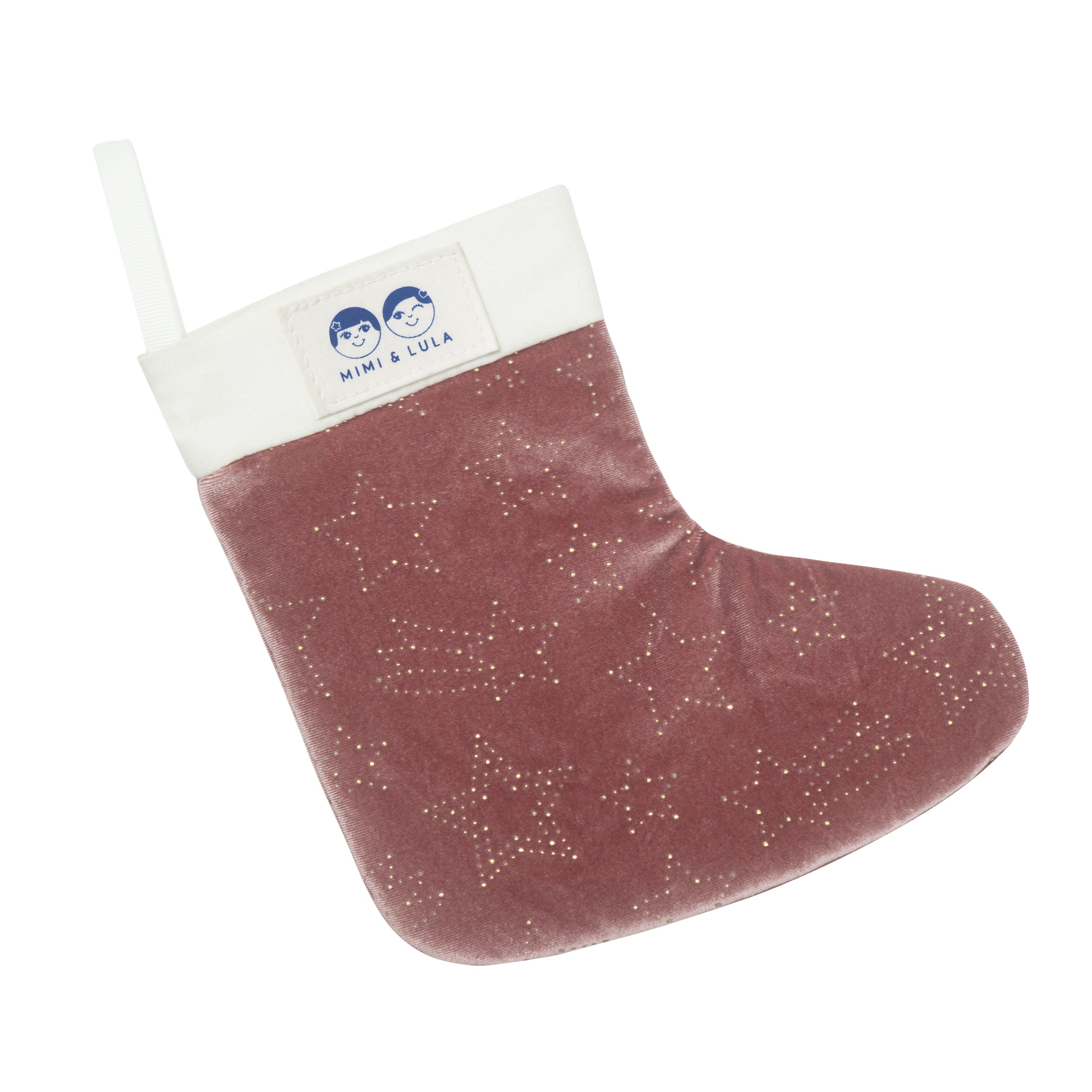 Mimi and Lula CHRISTMAS | Christmas Stocking- Pink