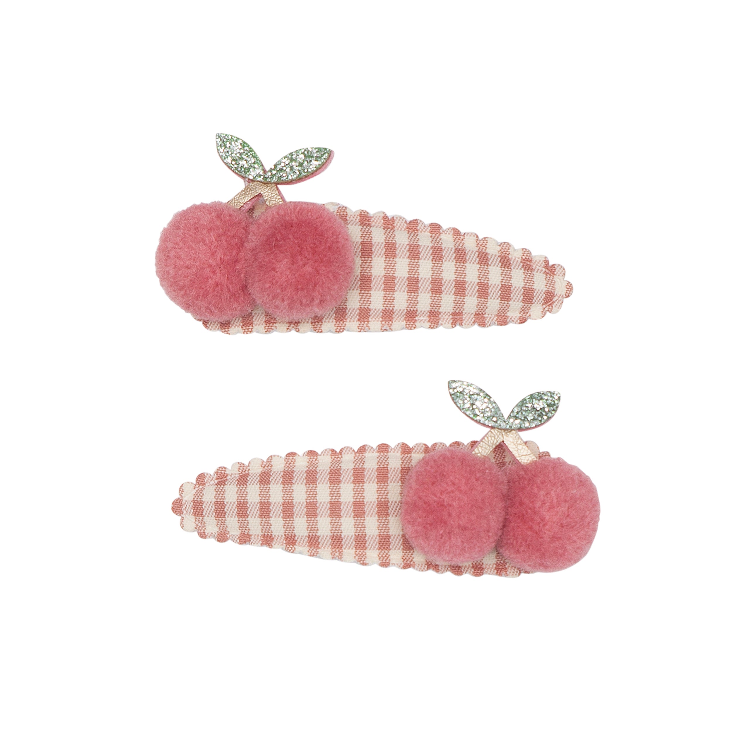 Mimi and Lula | Gingham Cherry Clips