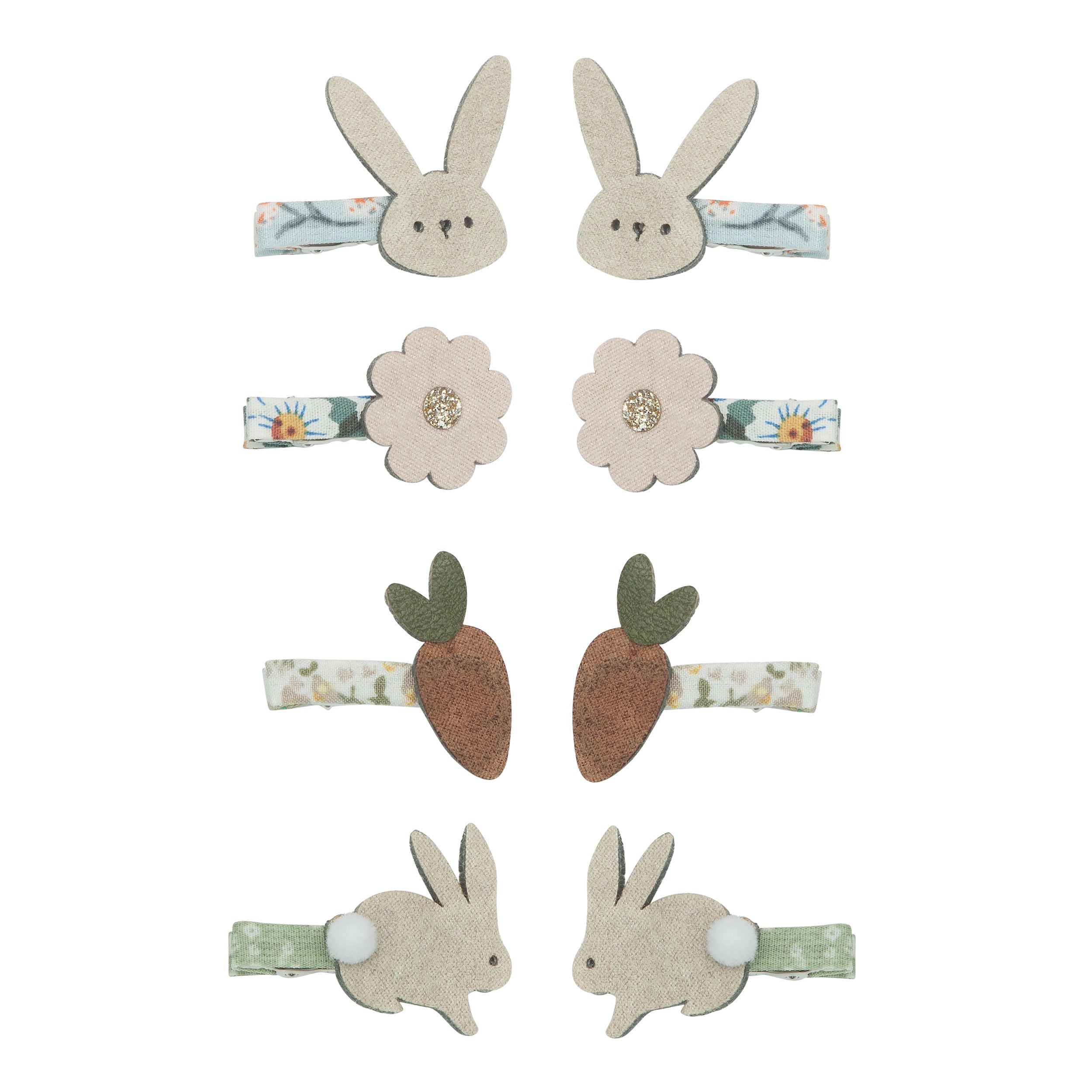 Mimi and Lula | Bunny and Flower Clips