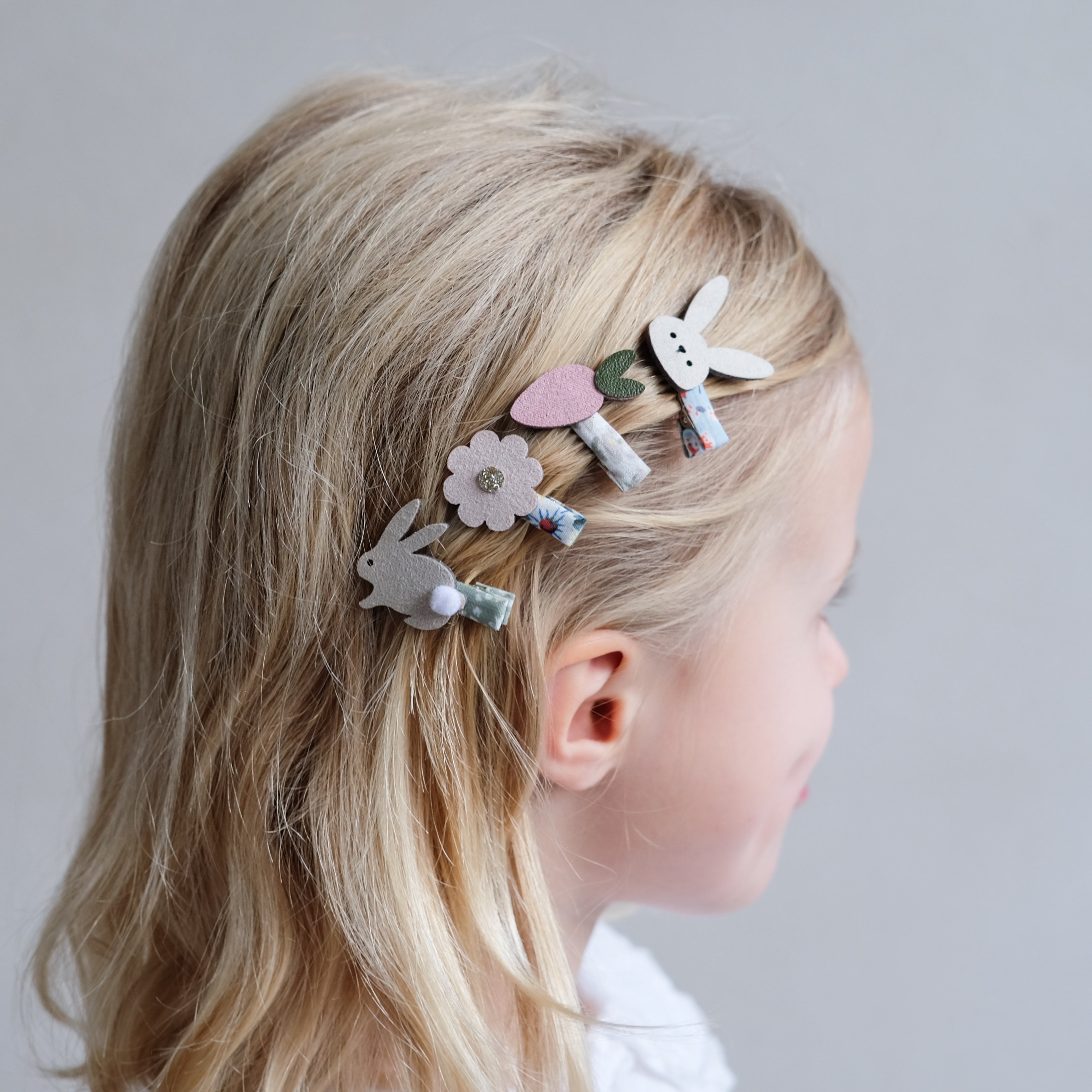 Mimi and Lula | Bunny and Flower Clips