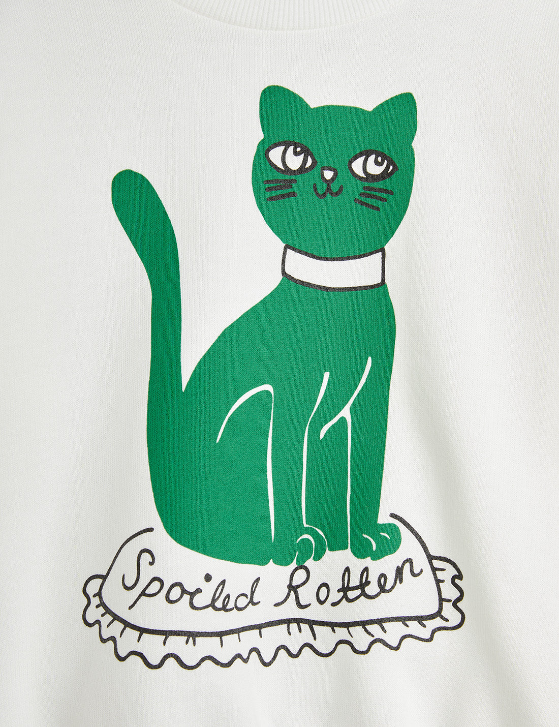 Mini Rodini | Cat sp sweatshirt- white
