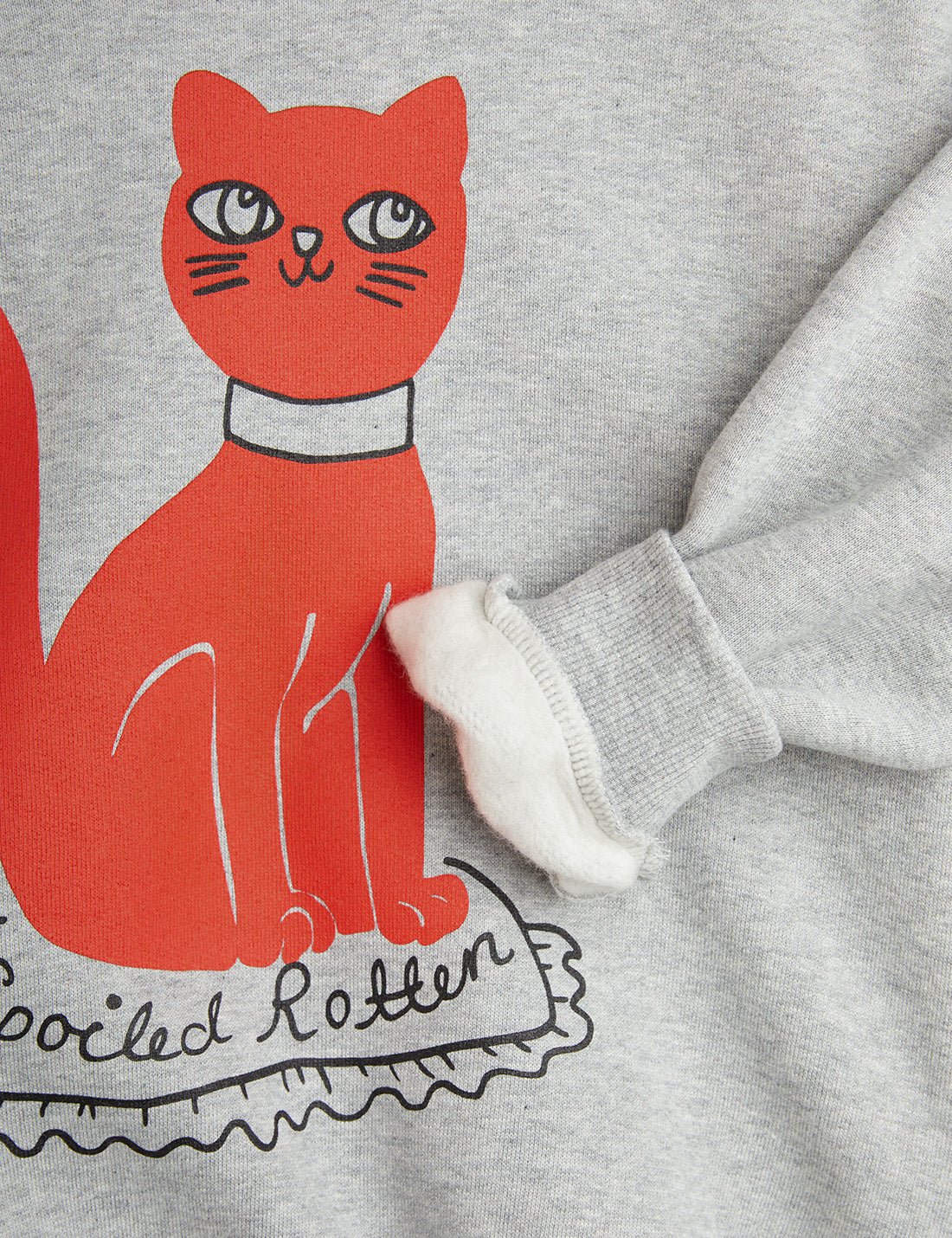 Mini Rodini | Cat sp sweatshirt- Grey