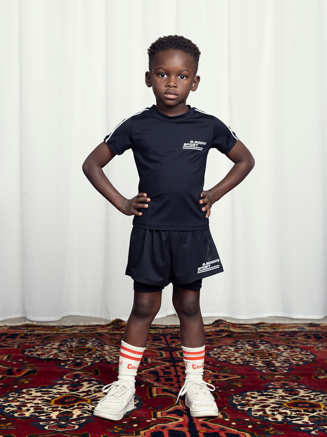 Mini Rodini | MR sport drapy ss tee- Black