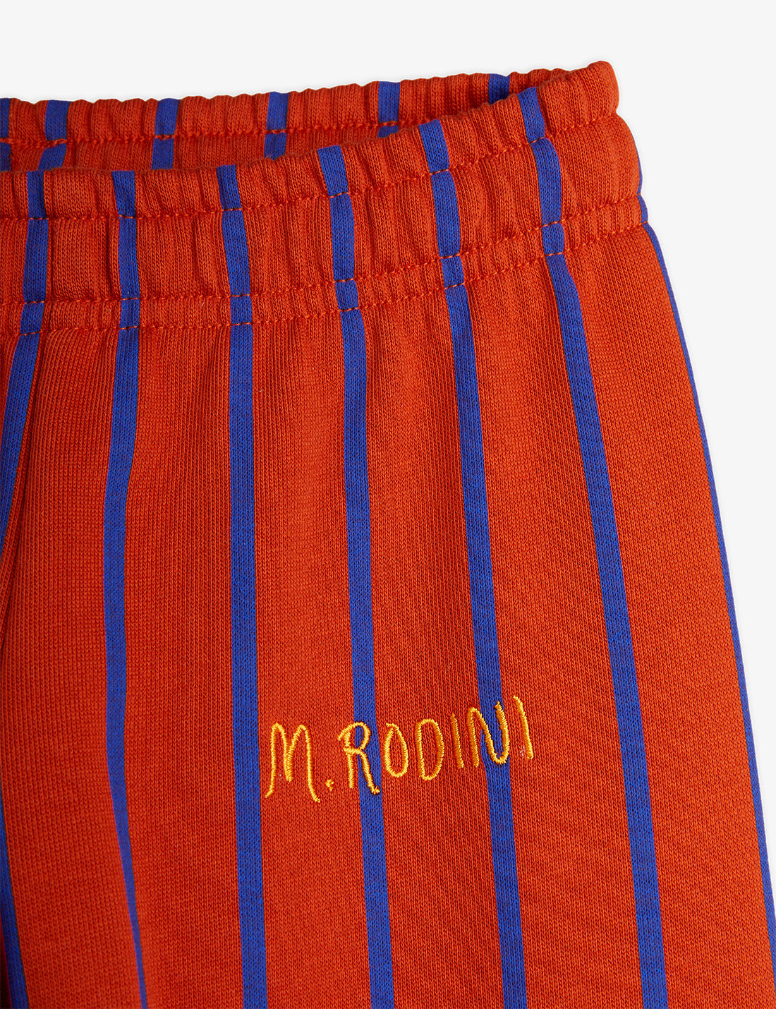 Mini Rodini | Vertical stripe Sweatpants- Red