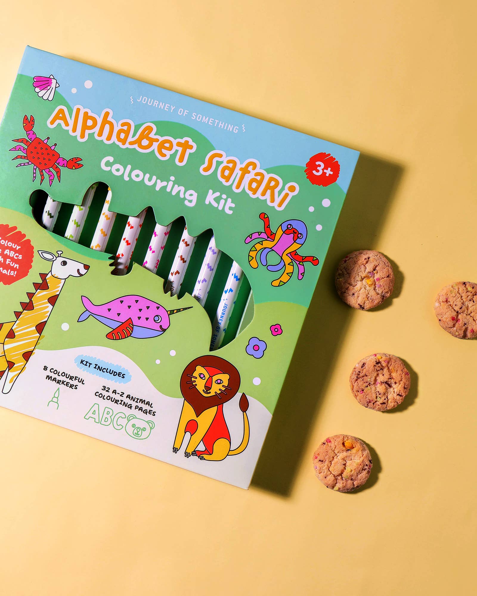 Journey Of Something | Alphabet Safari Colouring Kit