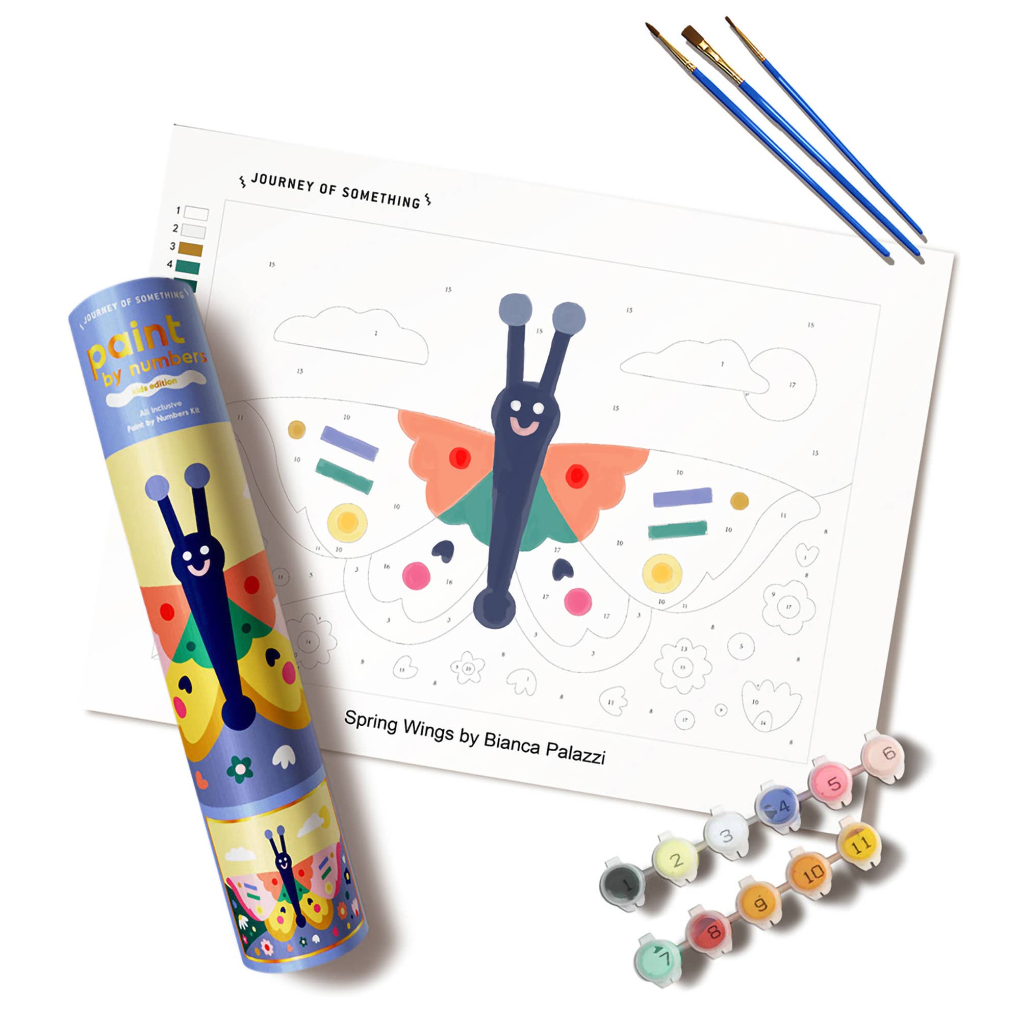 Journey Of Something | Kids Paint by Numbers - Spring Wings