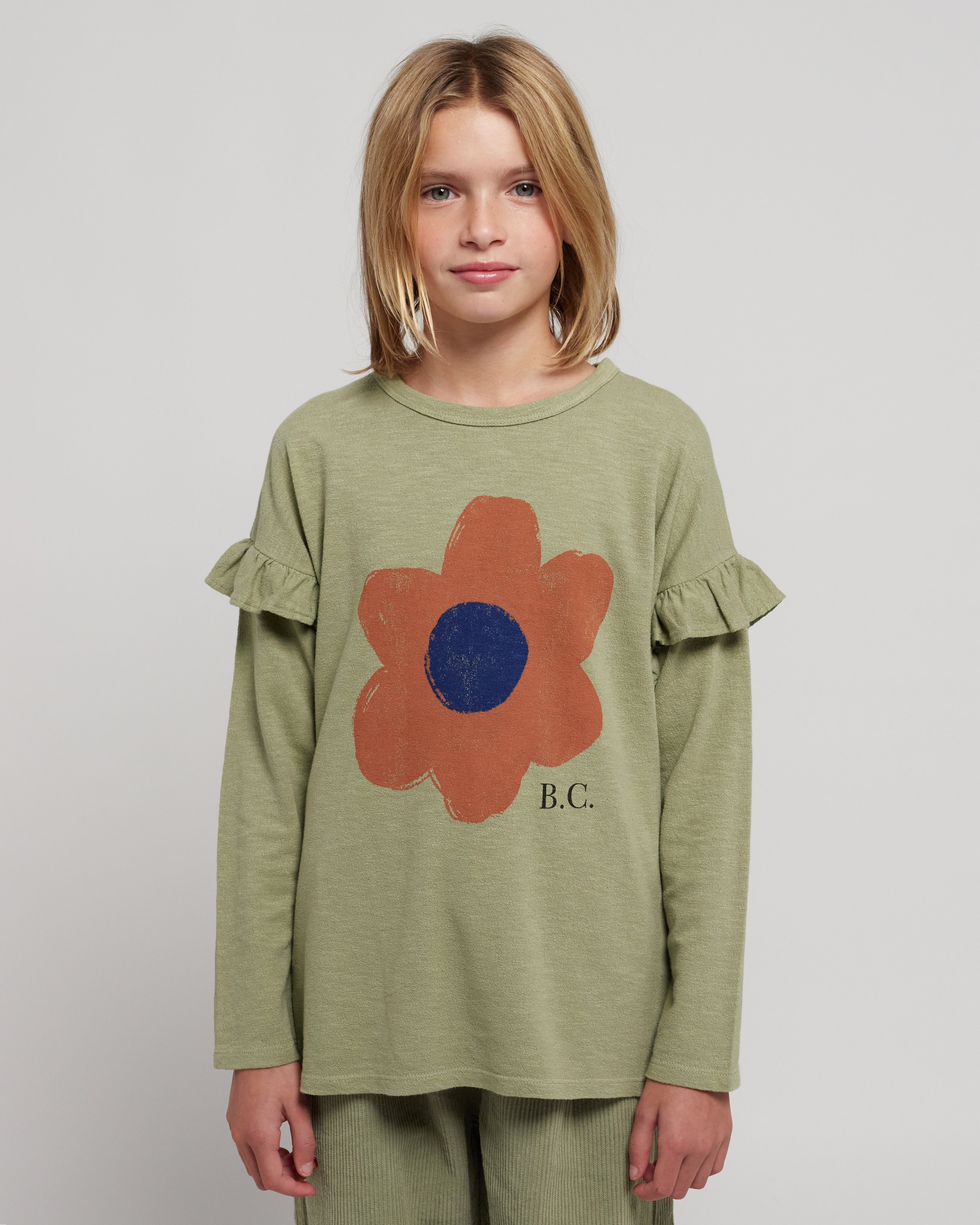 Bobo Choses | Big Flower ruffle T-shirt