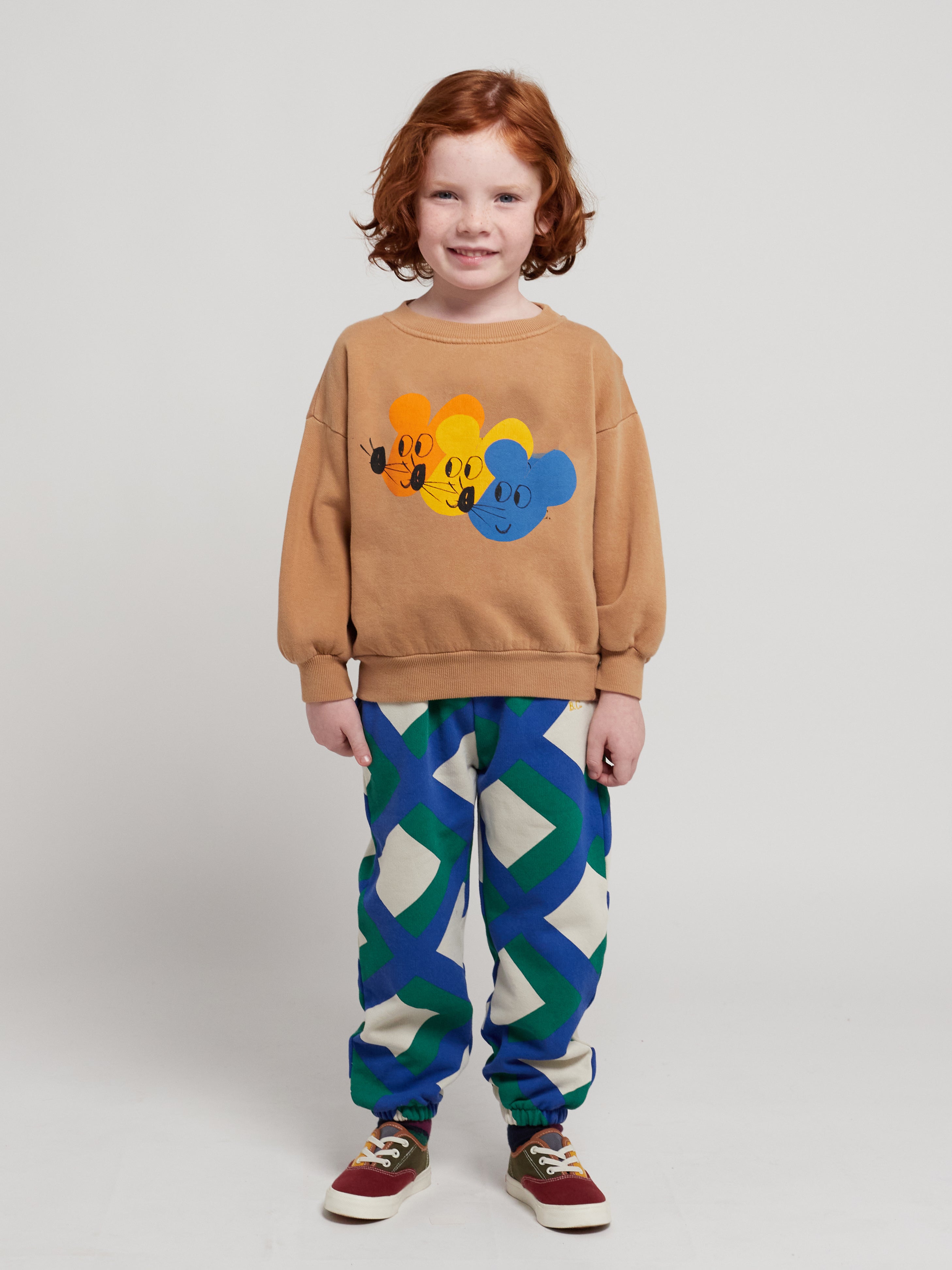 Bobo Choses | Multicolour Mouse sweatshirt