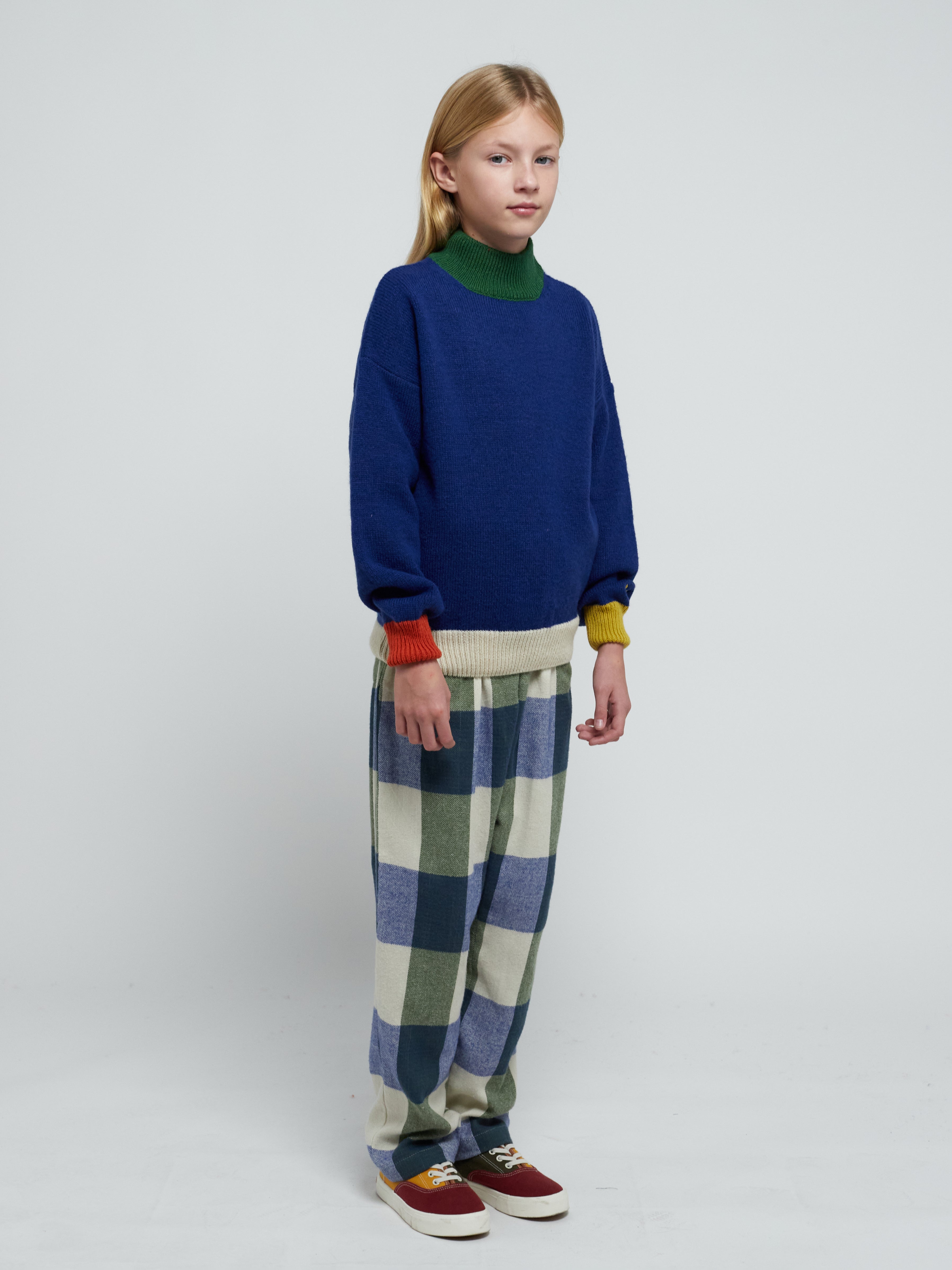 Bobo Choses | Plaid Check jacquard pants