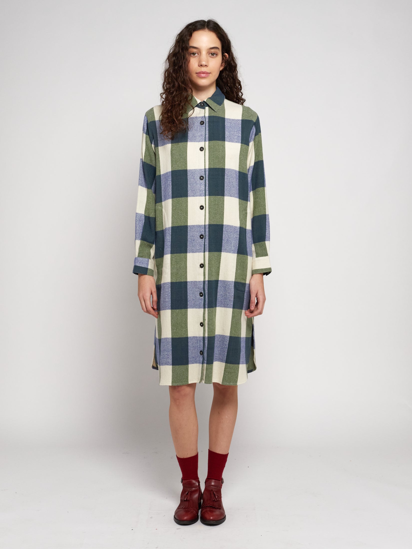 Bobo Choses WOMAN | Plaid Check shirt dress