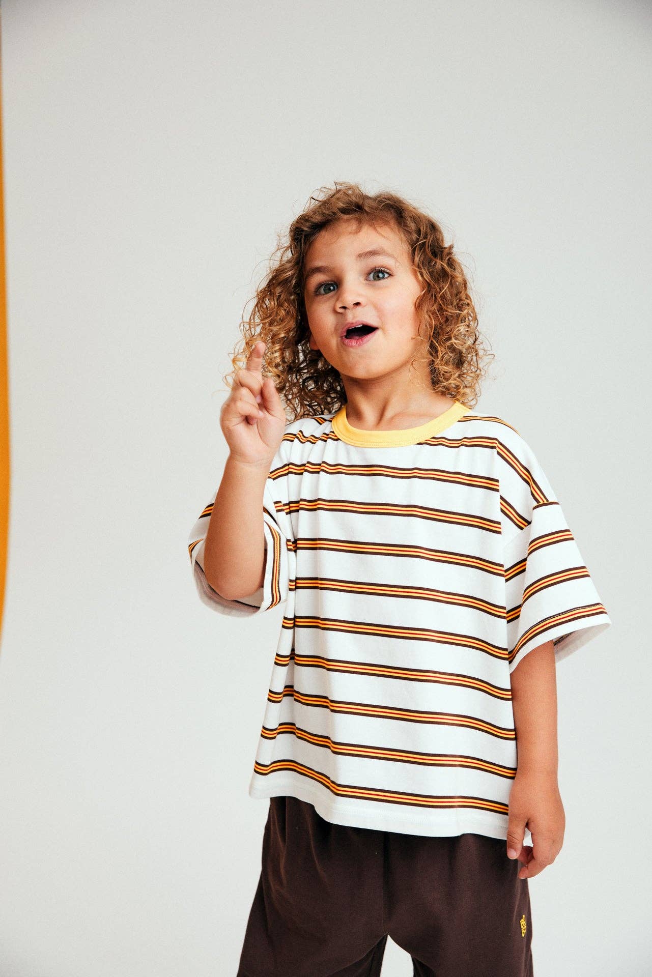 BBOBBIE | Striped Tee in Yellow