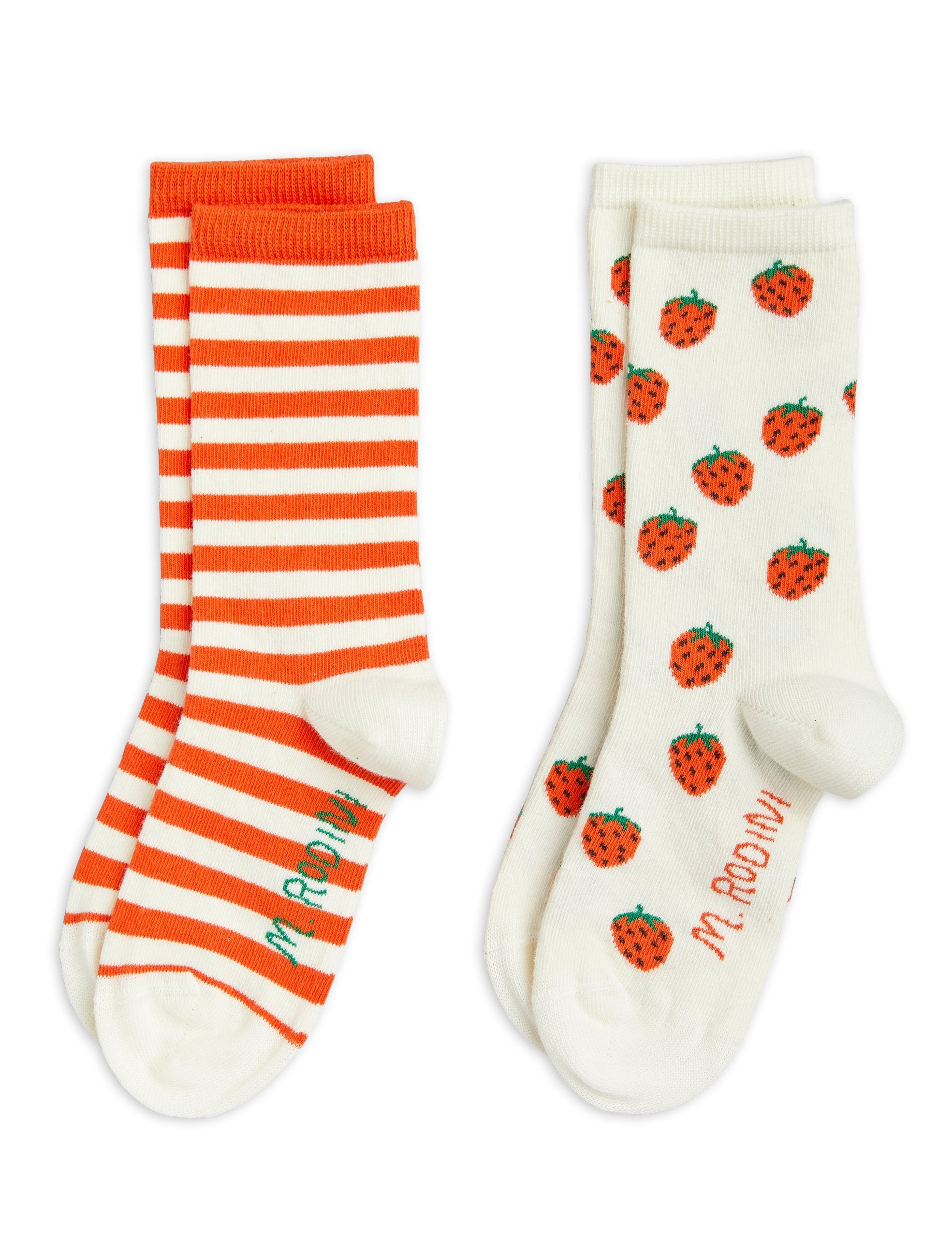 Mini Rodini | Strawberries 2-pack socks