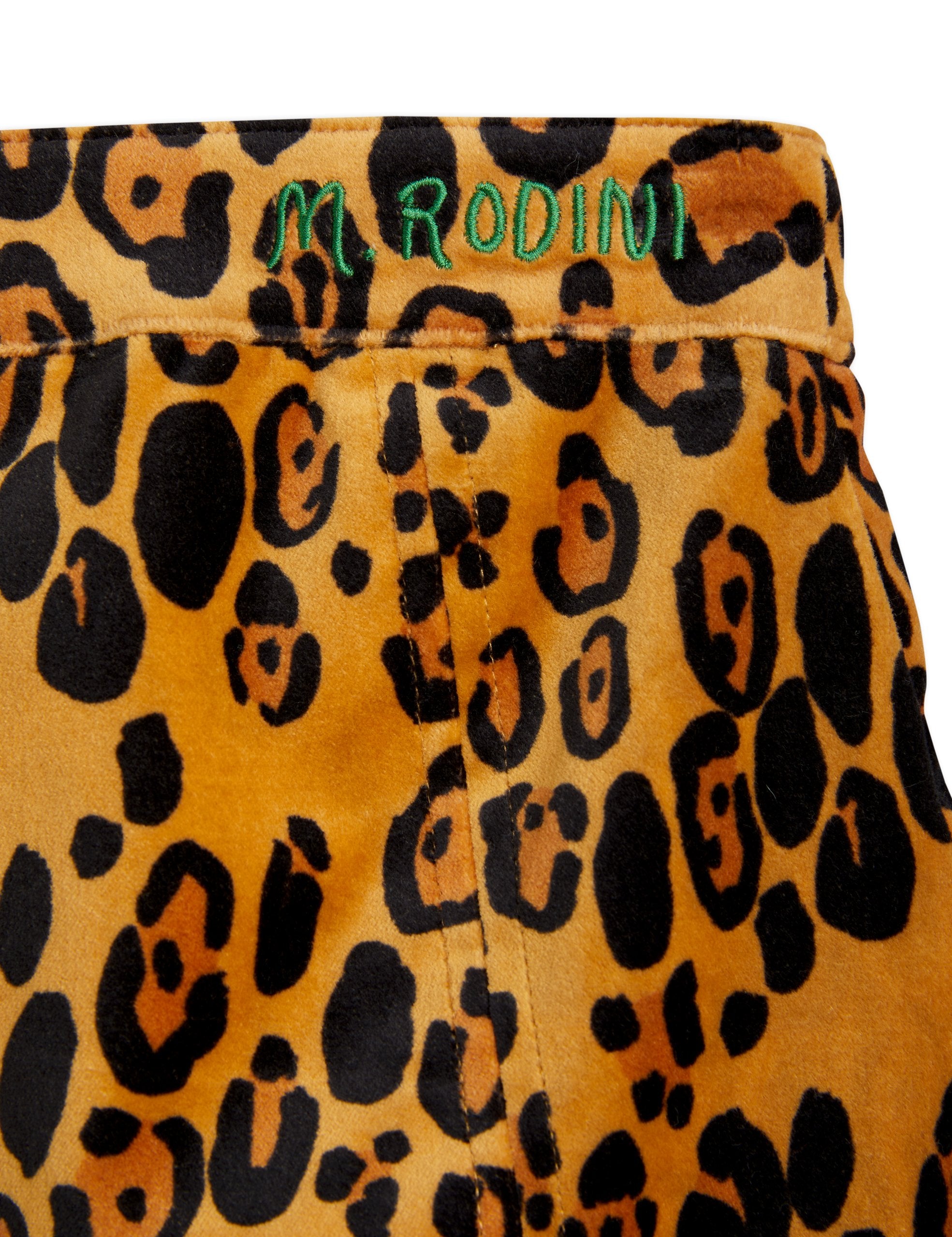 Mini Rodini | Leopard aop velvet skirt