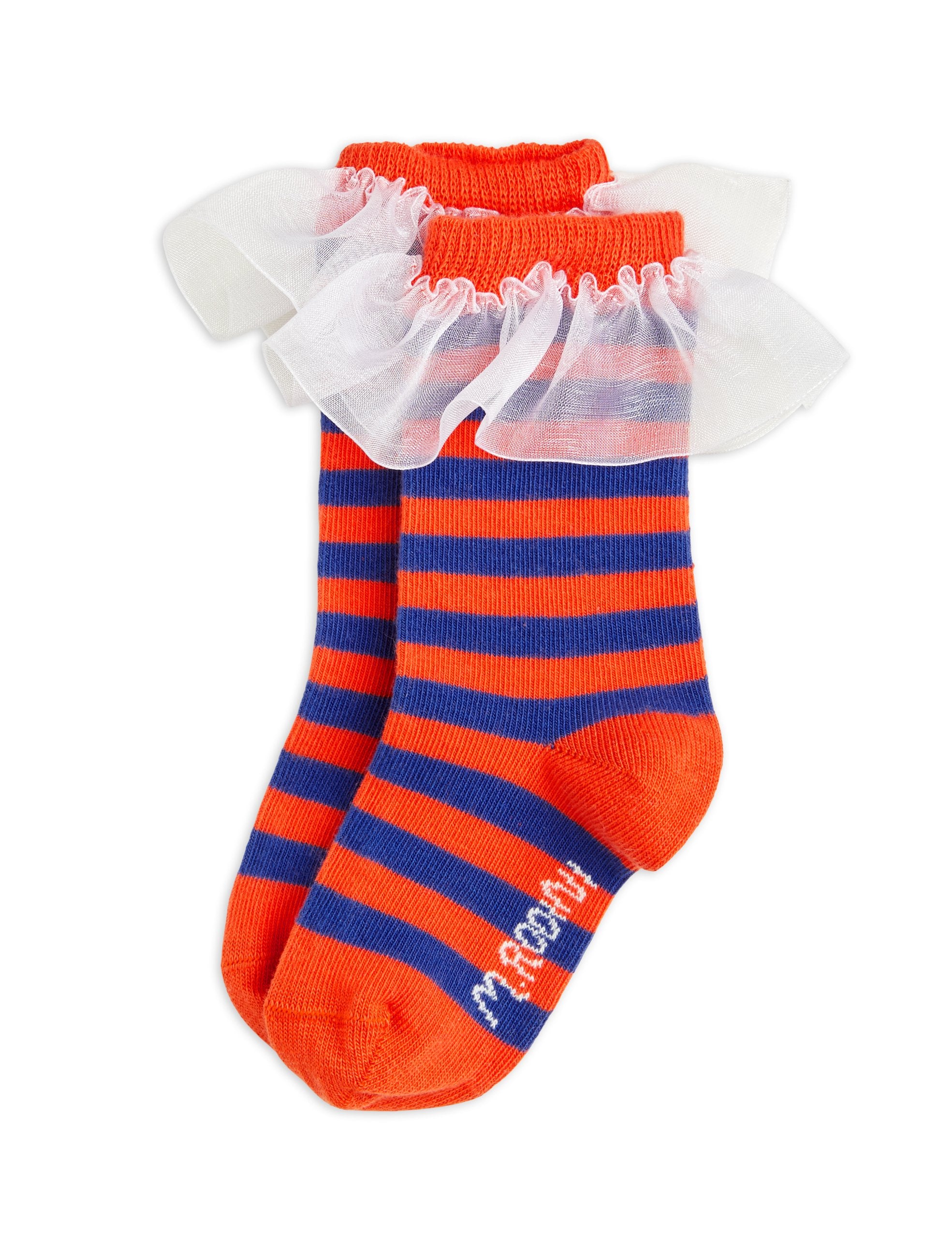 Mini Rodini | Stripe frill 1-pack socks