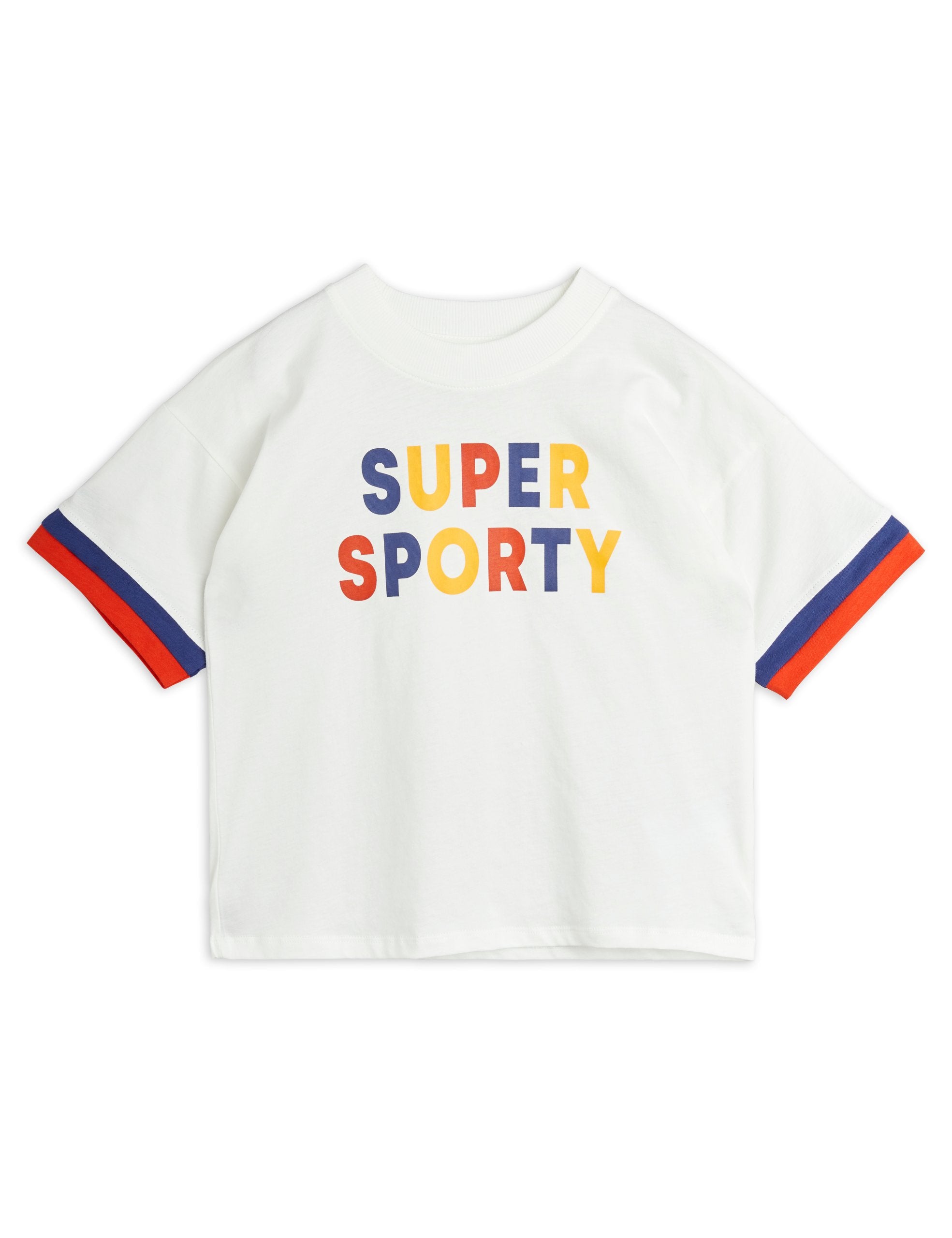 Mini Rodini | Super sporty sp ss tee white