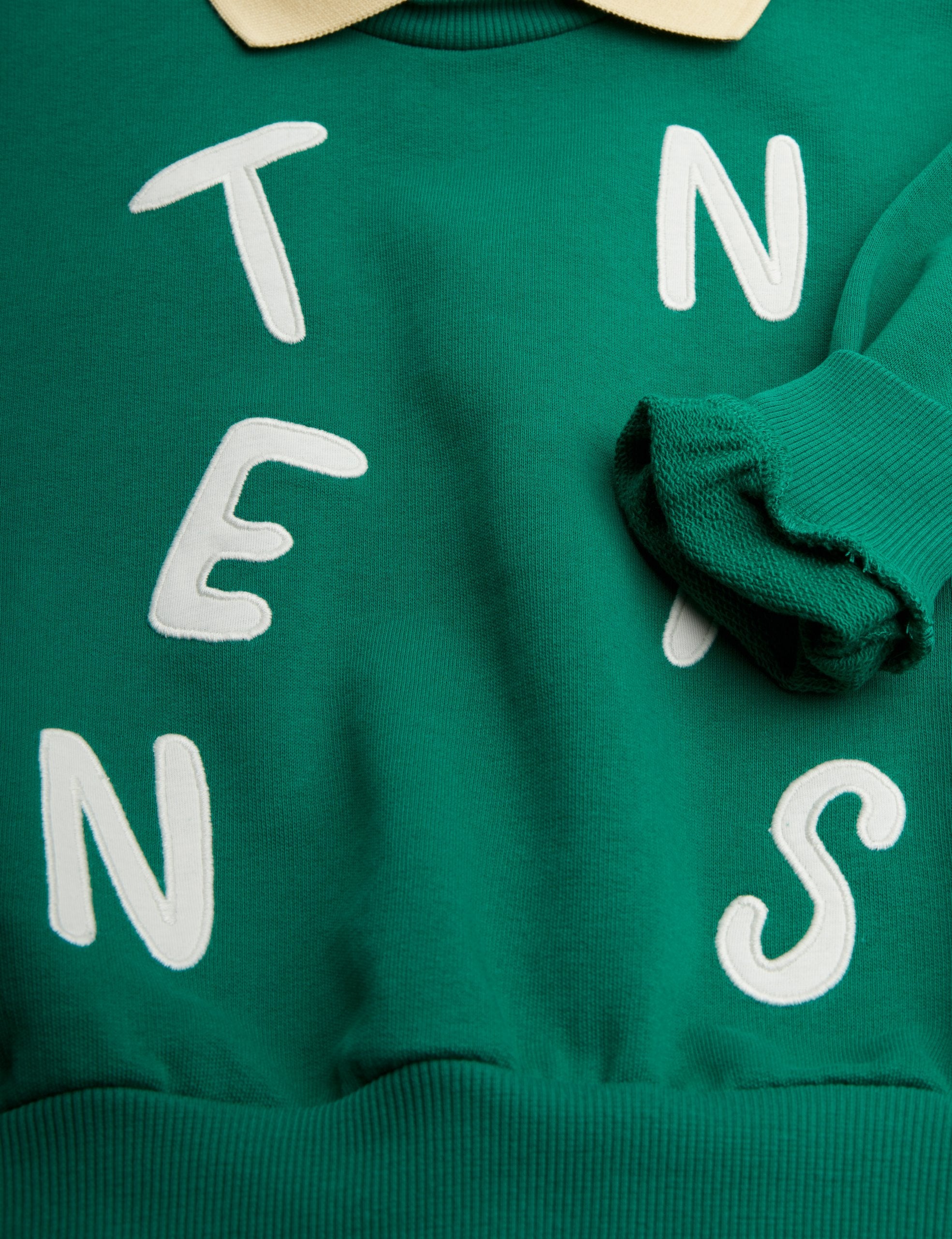 Mini Rodini | Tennis application collar sweatshirt