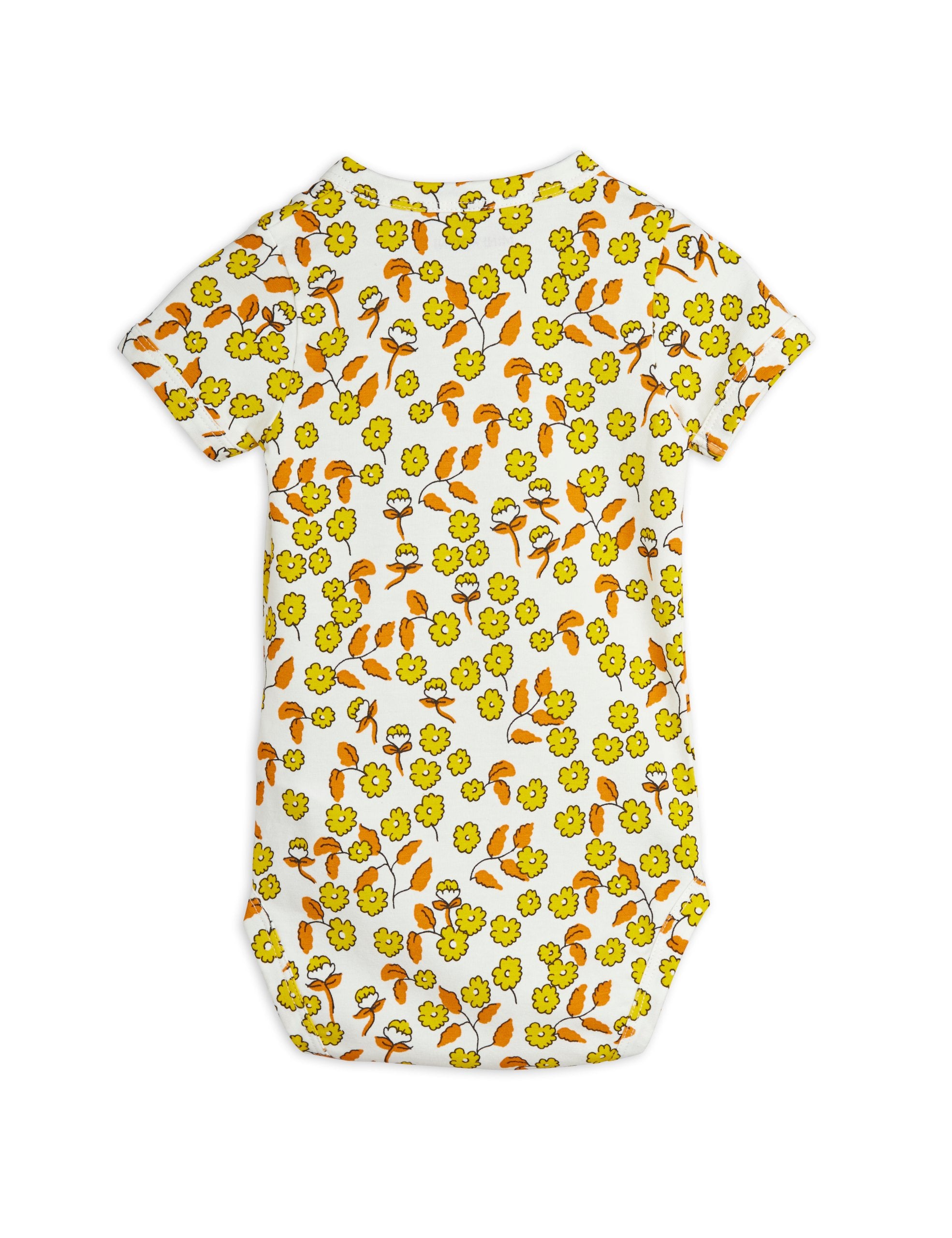 Mini Rodini BABY | Flowers aop ss body