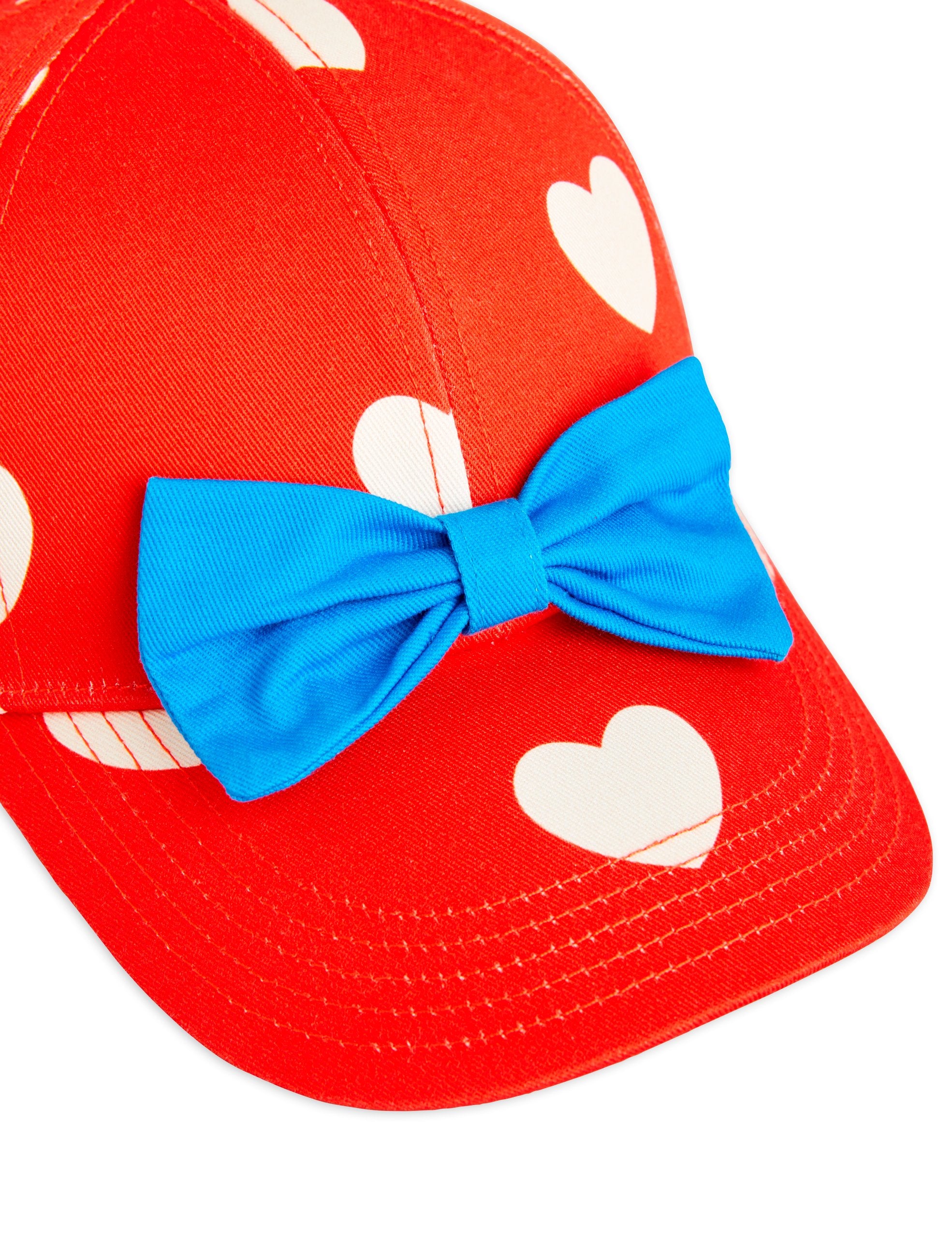 Mini Rodini | Hearts aop bow cap