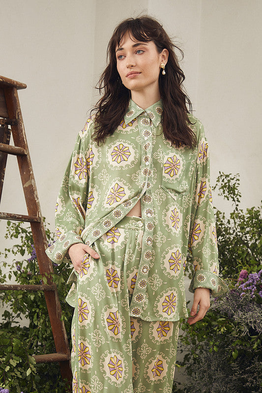 Bohemian Traders | Easy Fit Shirt in Meadow