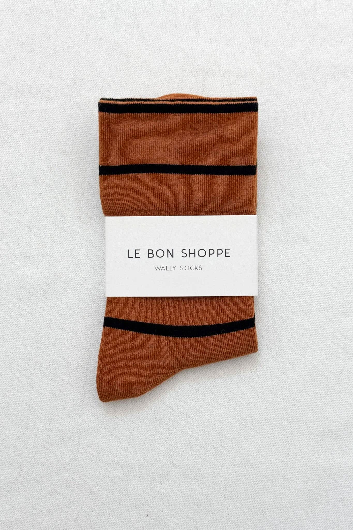 Le Bon Shoppe | Wally Socks Camel Stripe