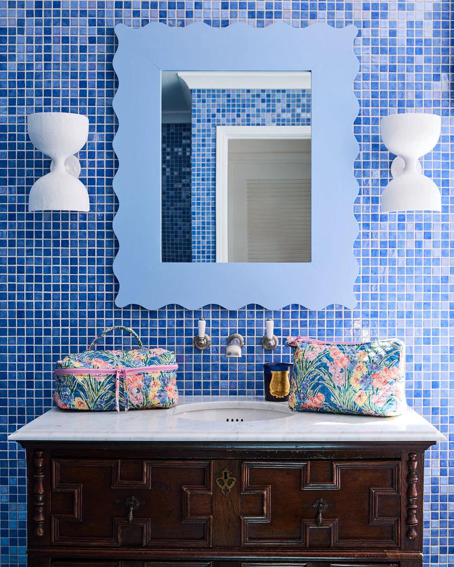 Kip & Co x Anna Spiro HOME | Gladiolus Quilted Cotton Toiletry Purse