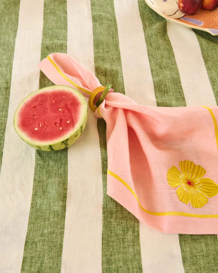 Kip & Co HOME | Wild Flower Embroidered 4P Napkin Set